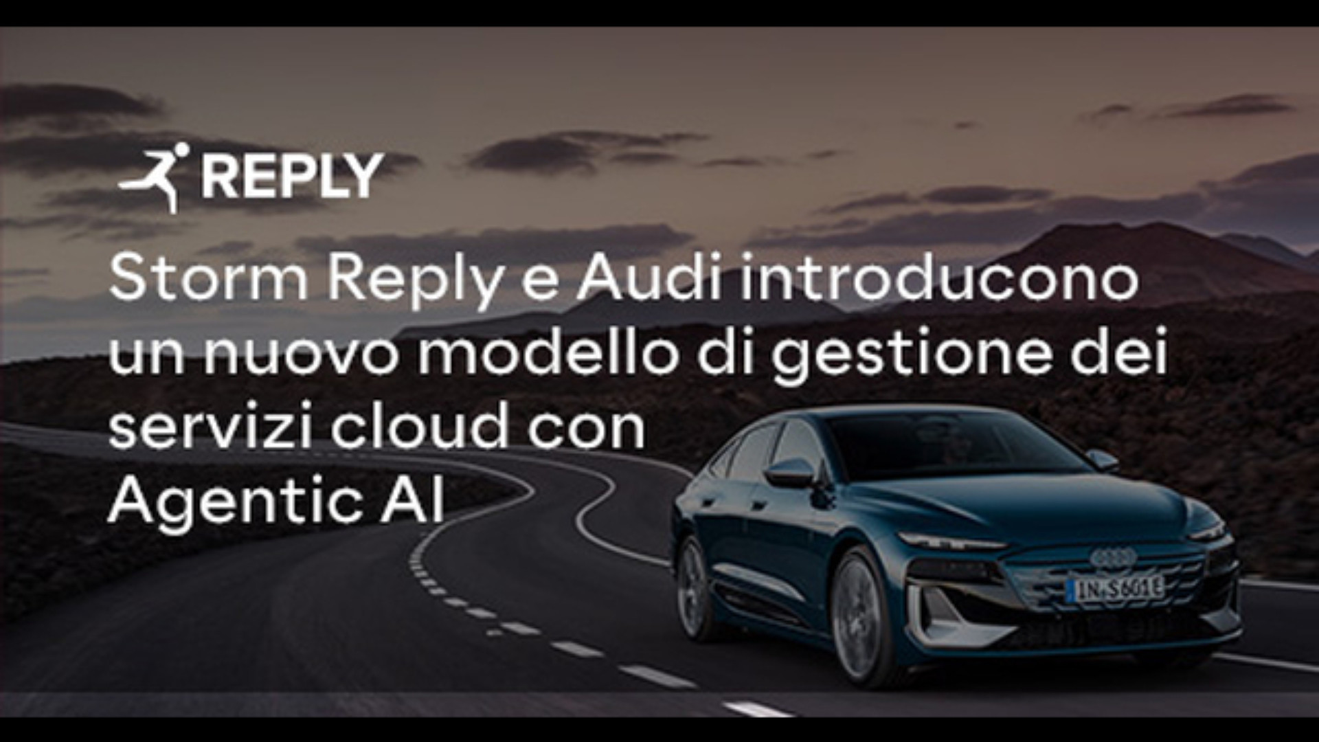 Storm Reply e Audi introducono un nuovo modello di gestione dei servizi cloud con Agentic AI