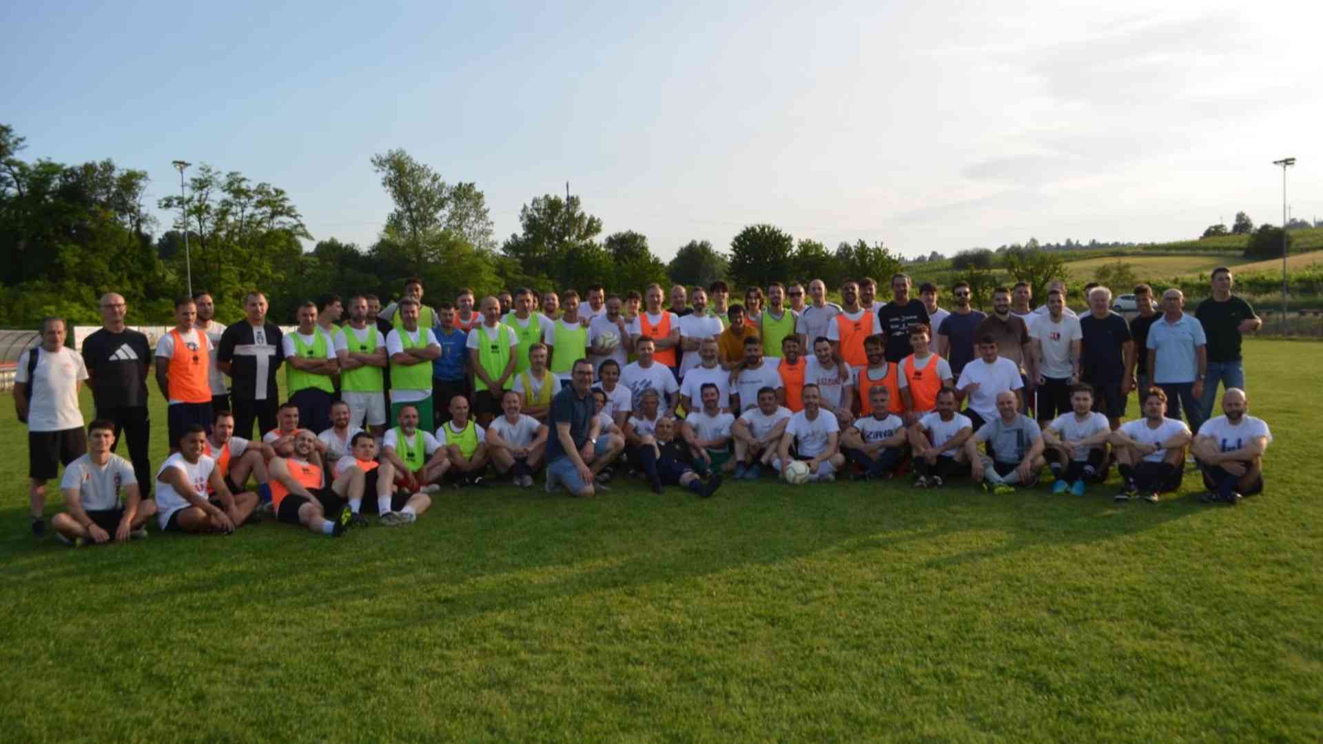 Ziano: calciatori di ieri e di oggi in campo, in memoria di Pinuccio Crosignani