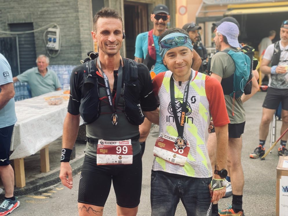 Da sinistra: Marco Bellini, secondo, e Daniele Calandri, primo.