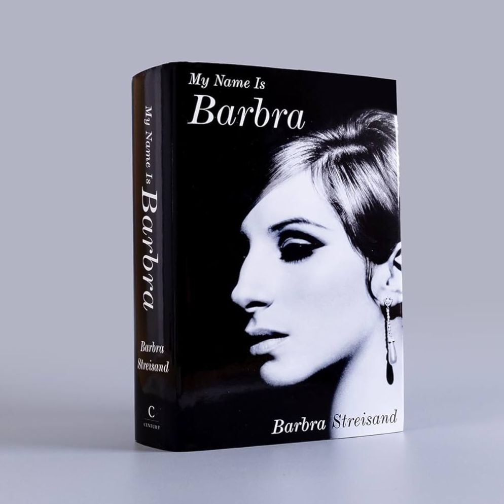 La copertina dell'autobiografia "My name is Barbra"