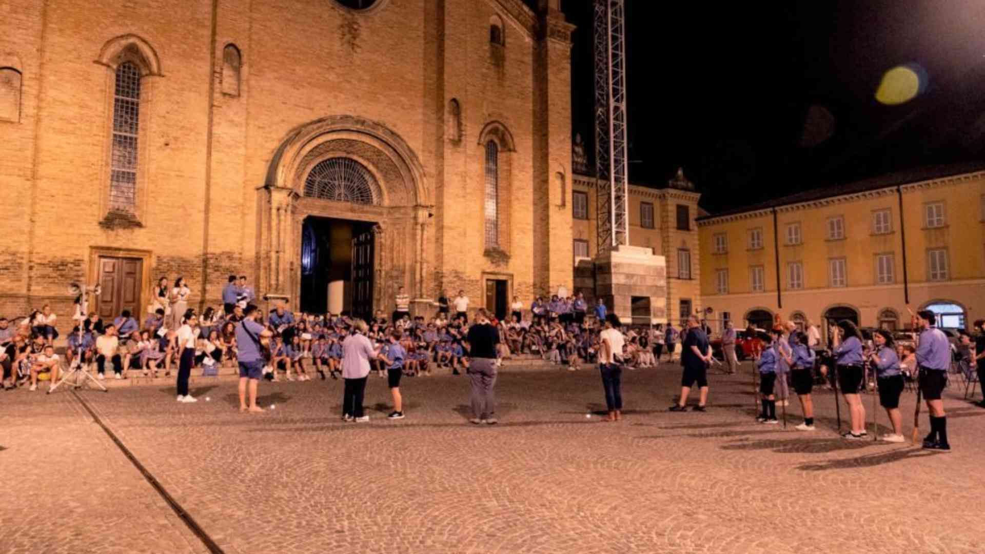 Il rinnovo delle promesse per i cento anni degli scout di Fiorenzuola