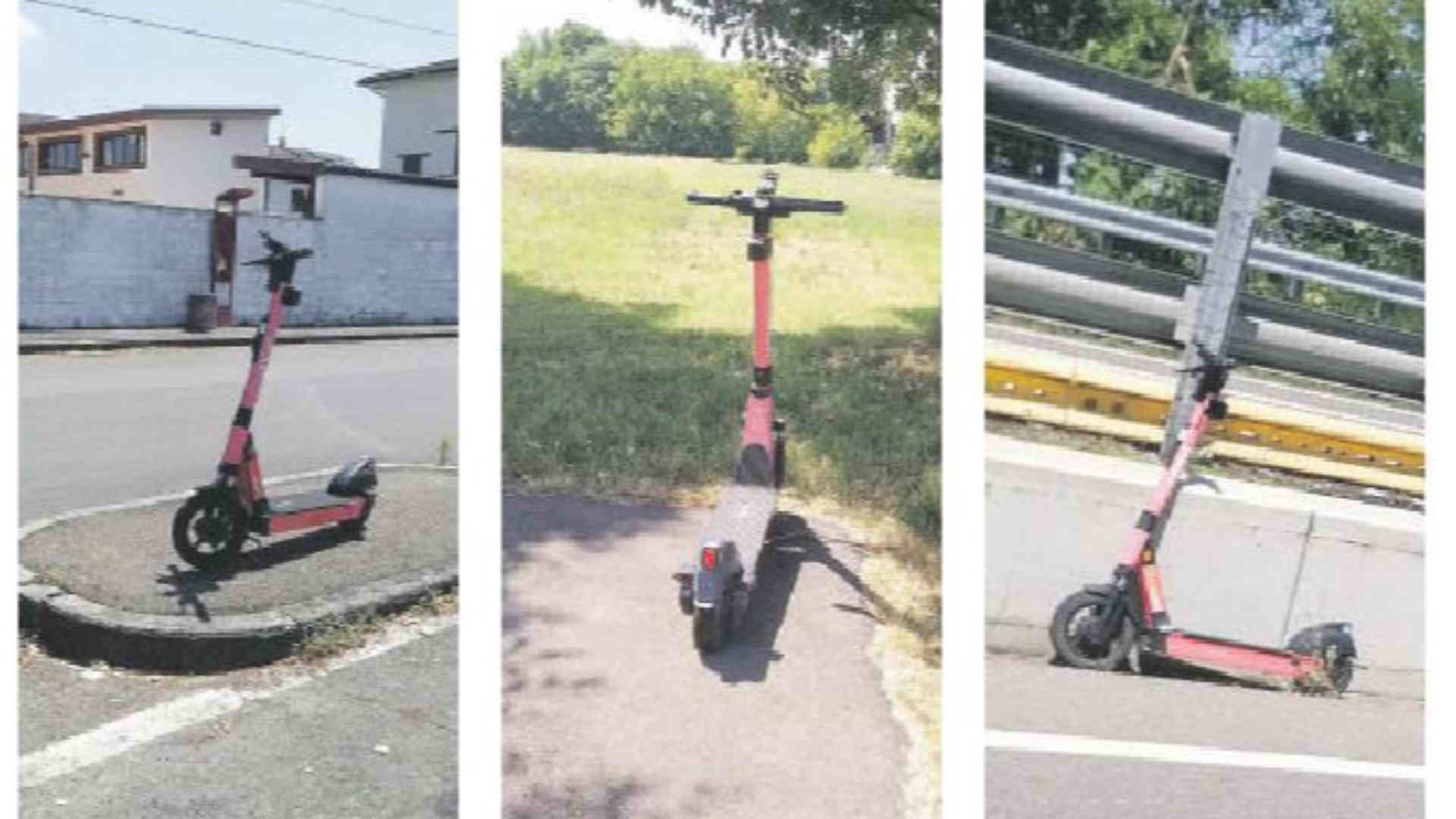 Abbandonati ovunque: monopattini, che caos. E corre solo l'inciviltà