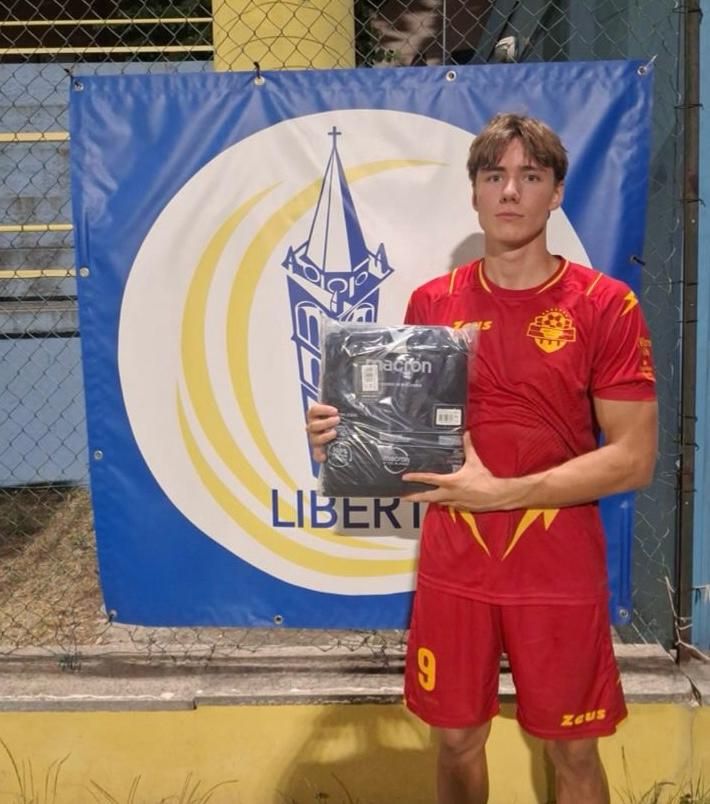 Darian Hrom del New Team Varzi, premiato come Mvp della serata delle semifinali
