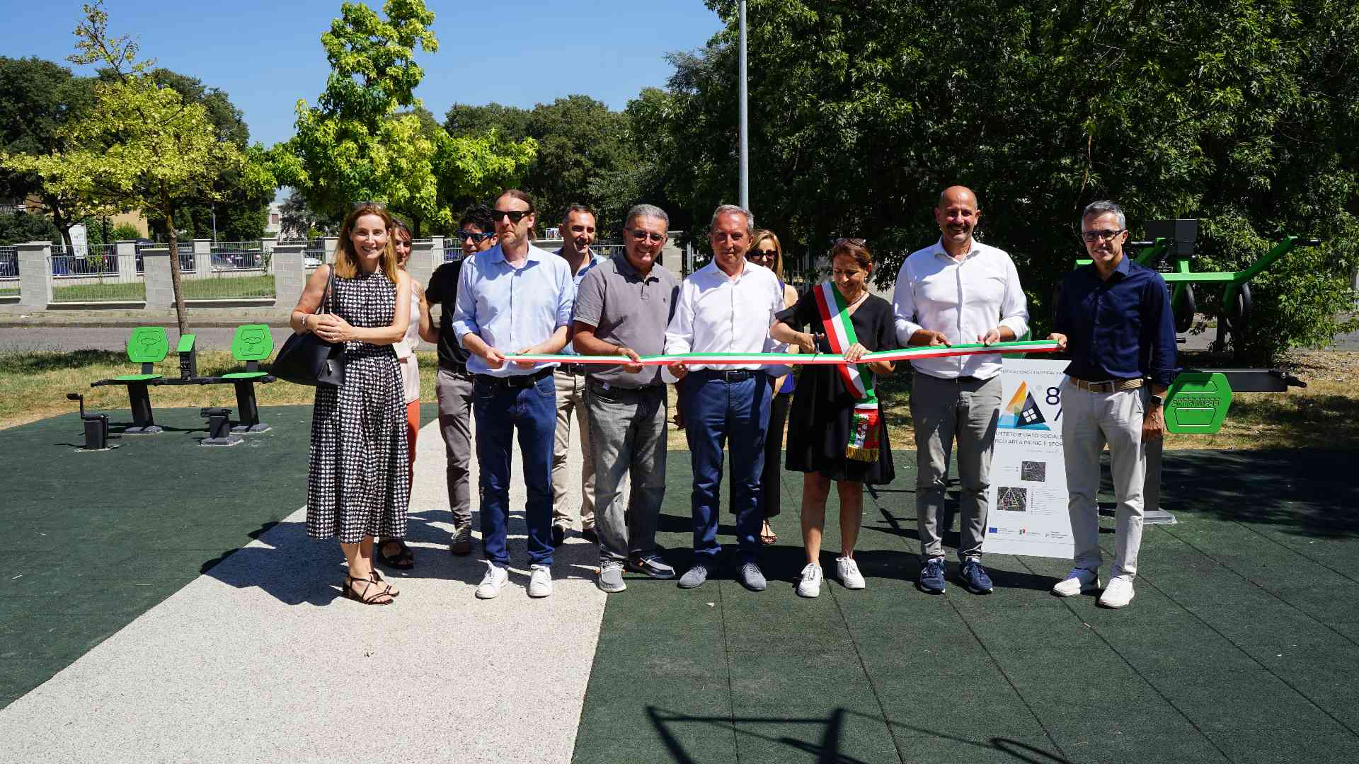 Alla Farnesiana nuovi spazi verdi per orto, fitness e picnic