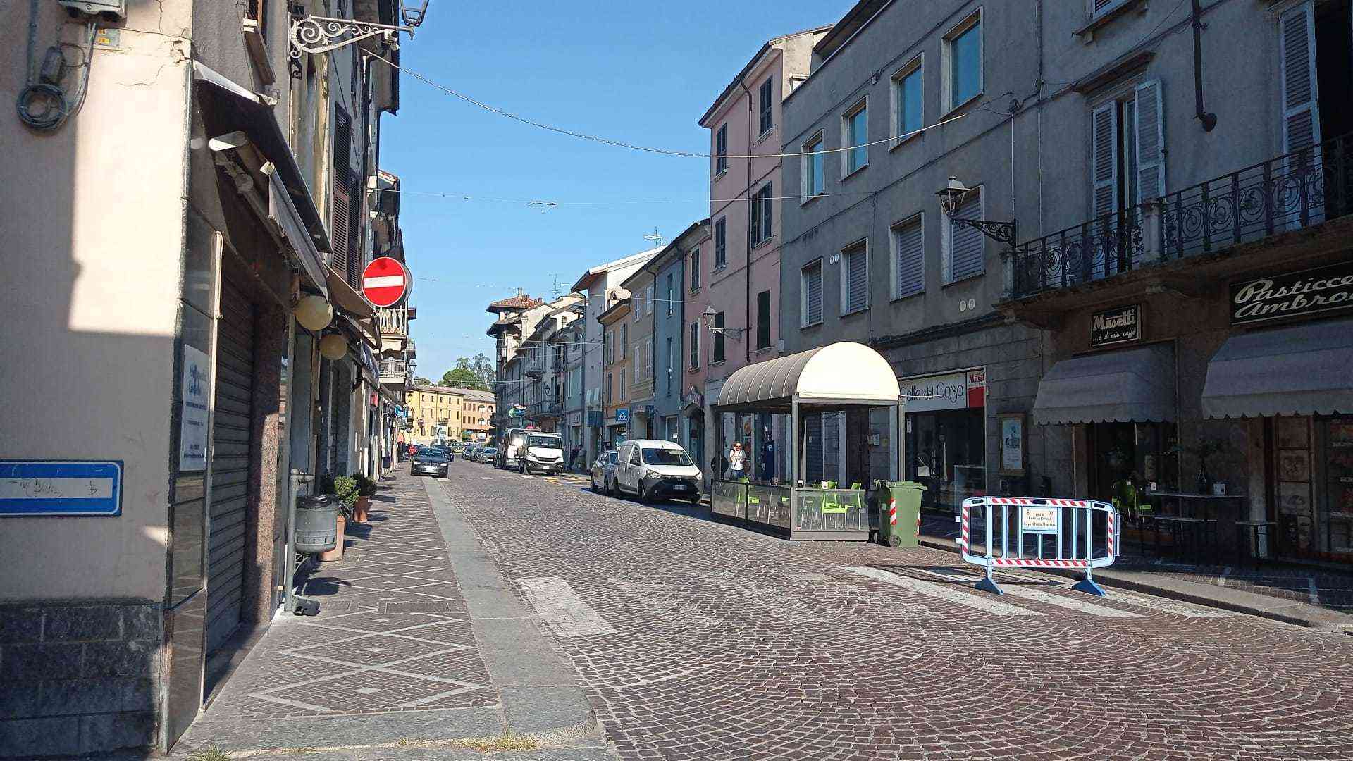 Corso Matteotti a Castelsangiovanni