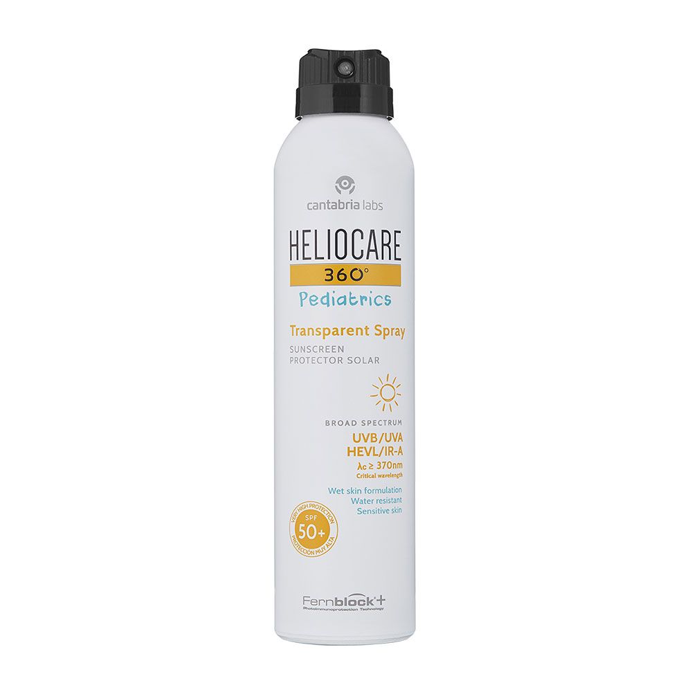 Heliocare 360° Pediatrics Transparent Spray SPF 50+, Cantabria Labs