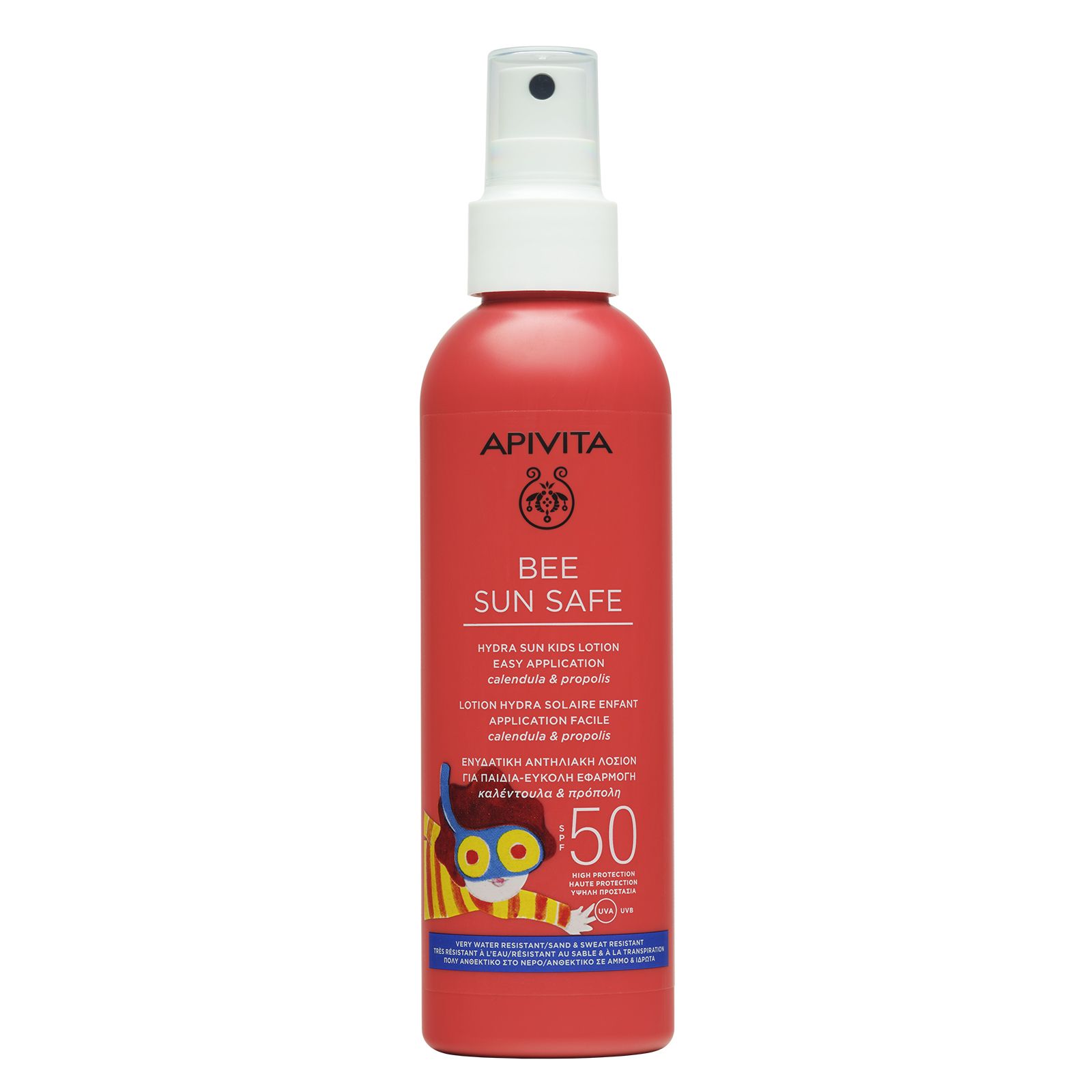Bee Sun Safe Lozione Spray Hydra Sun Bambino SPF50, Apivita