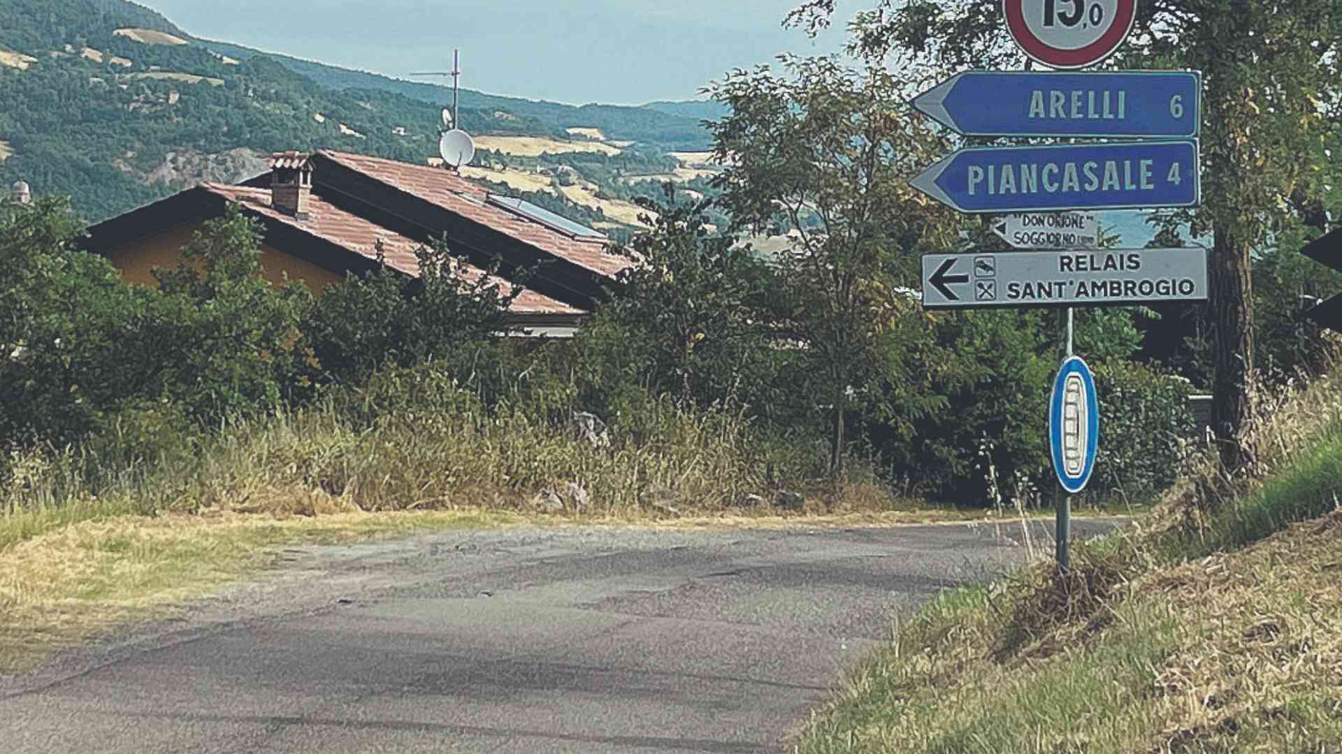 La strada alternativa per Coli da Piancasale
