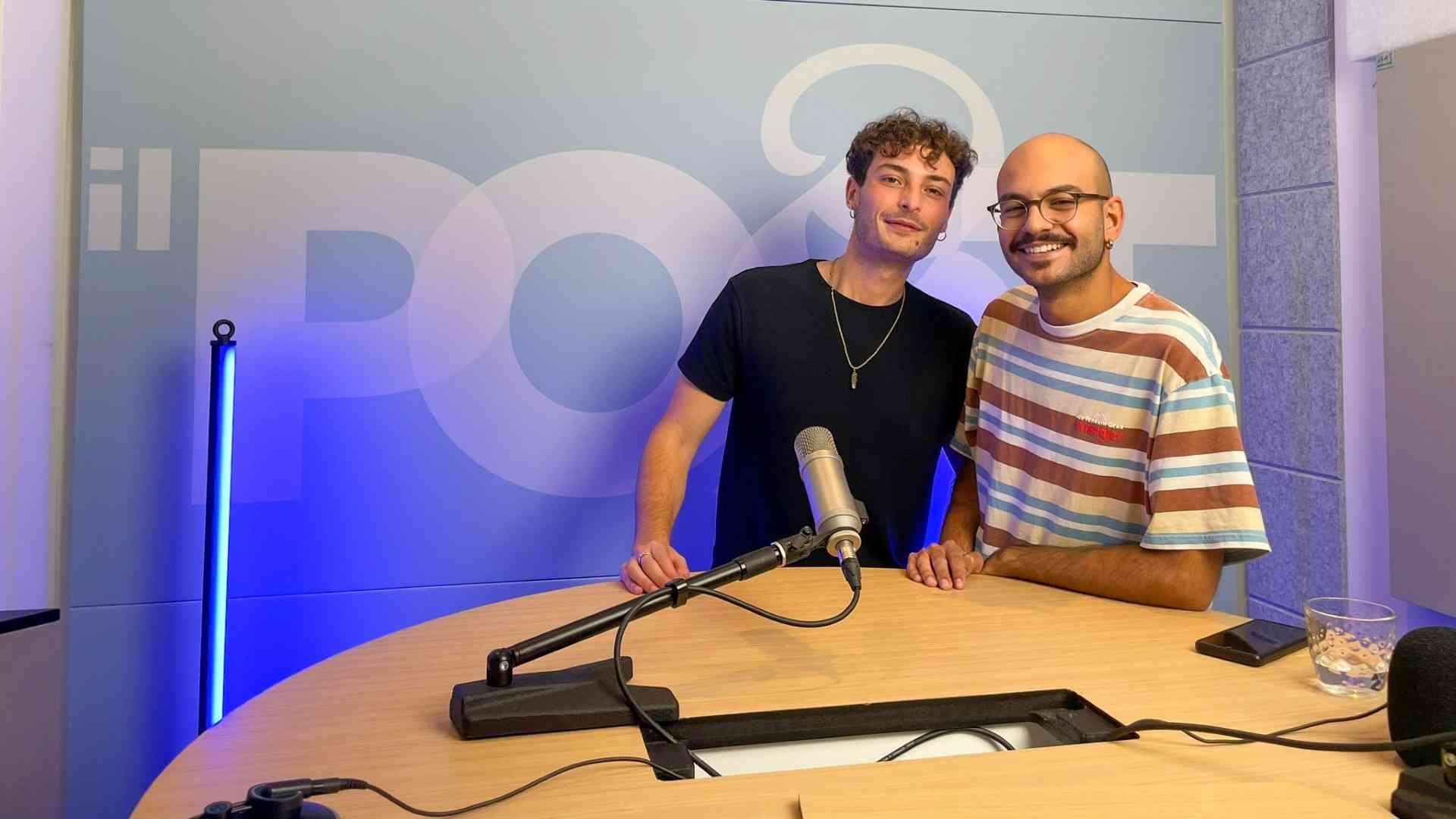I podcaster Nicola Vasini e Francesco Perlini
