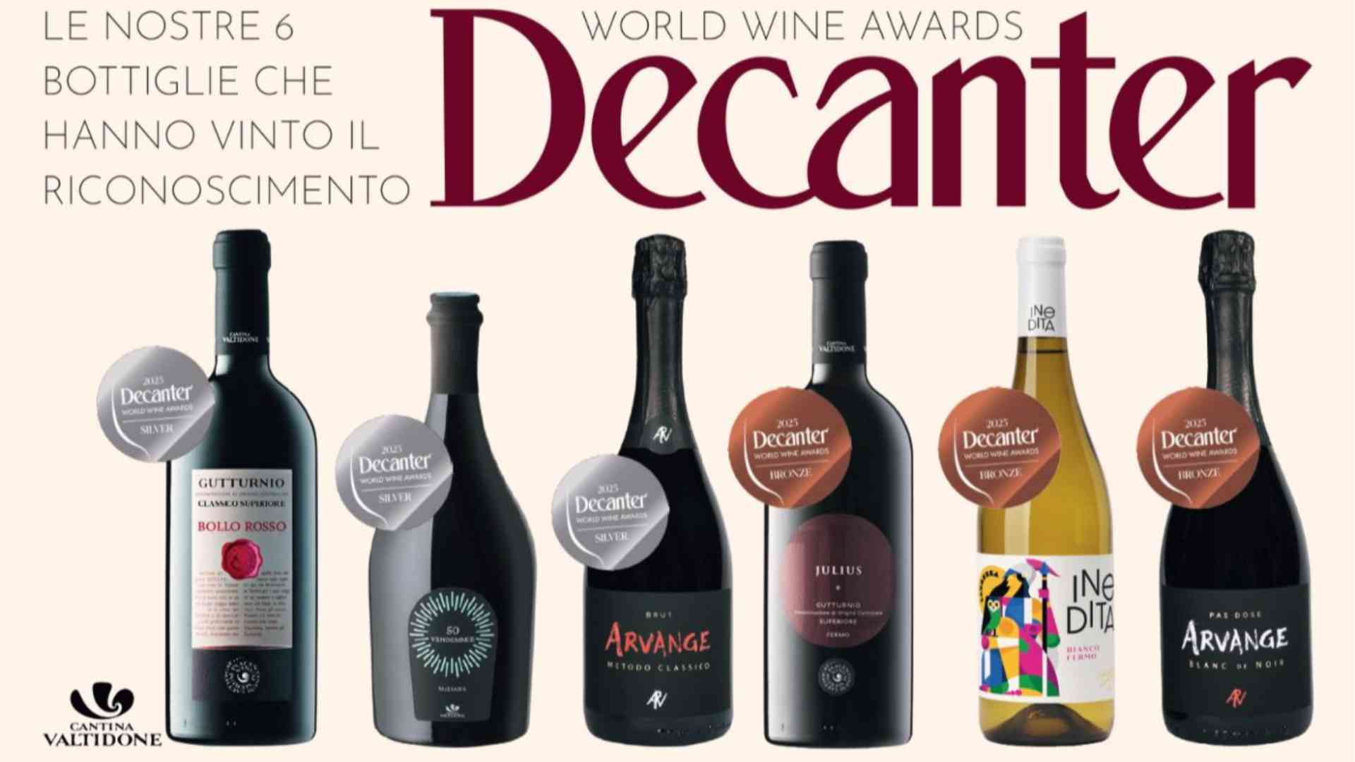 Cantina Valtidone, vinti sei premi al più grande concorso di vini