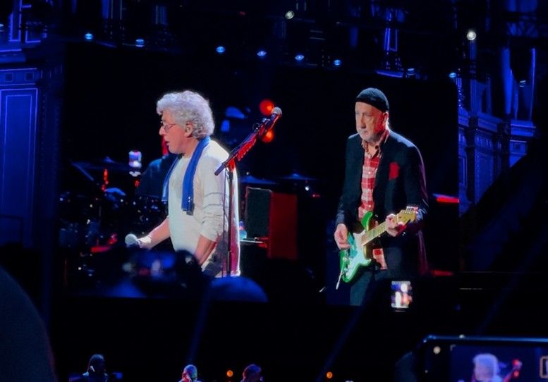 Roger Daltrey e Pete Townshend lo scorso marzo alla Royal Albert Hall