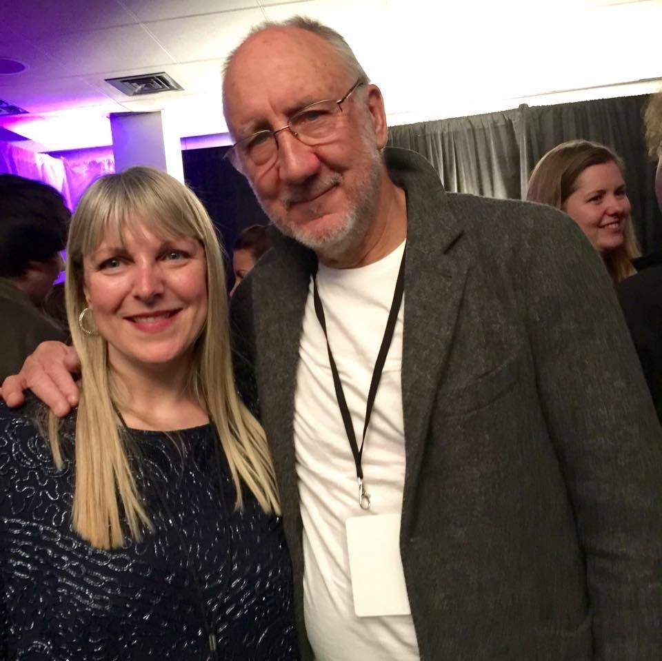 Eleonora Bagarotti con Pete Townshend