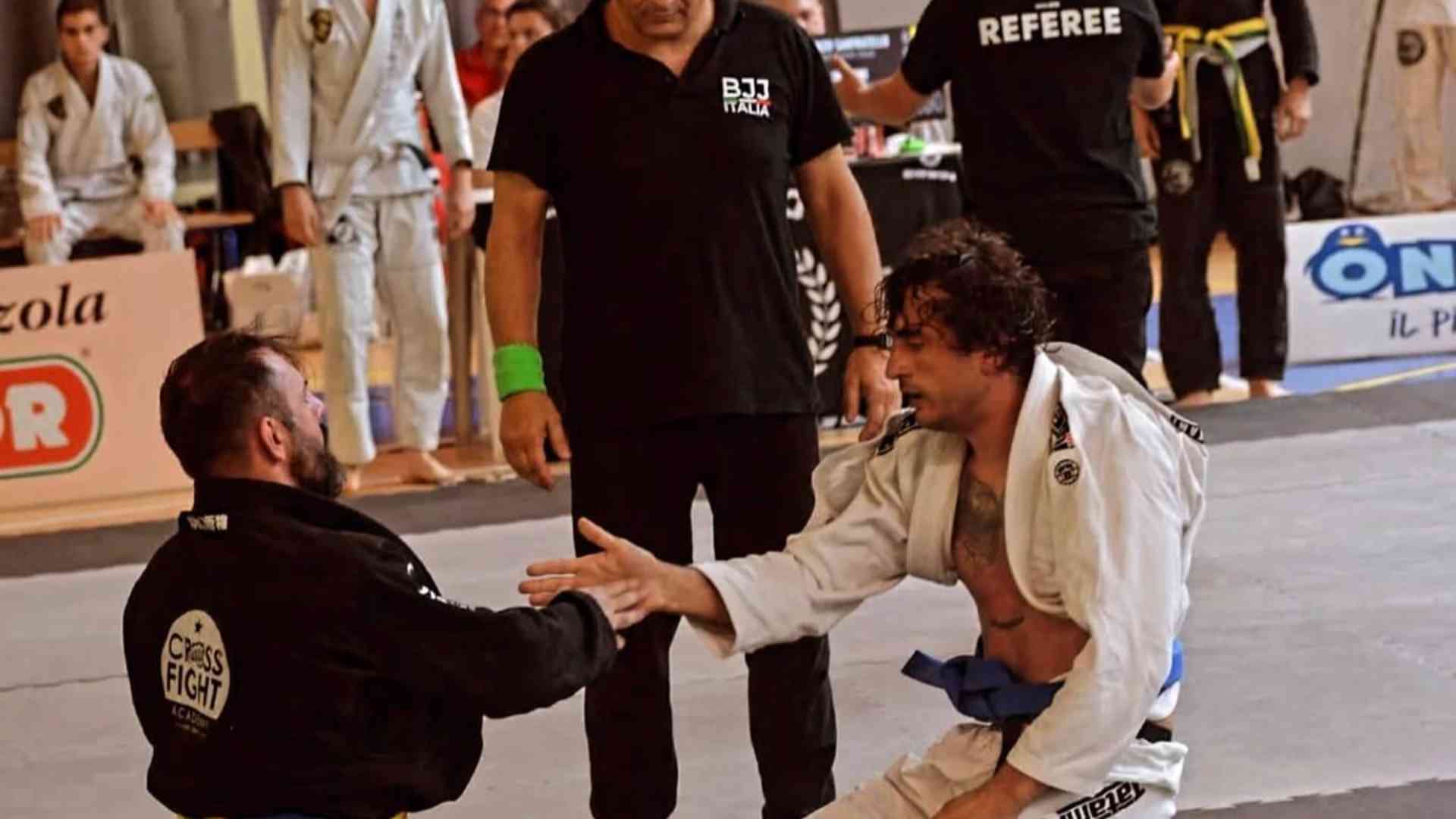 Yama Arashi ok anche nel jiu jitsu con Giorgiutti