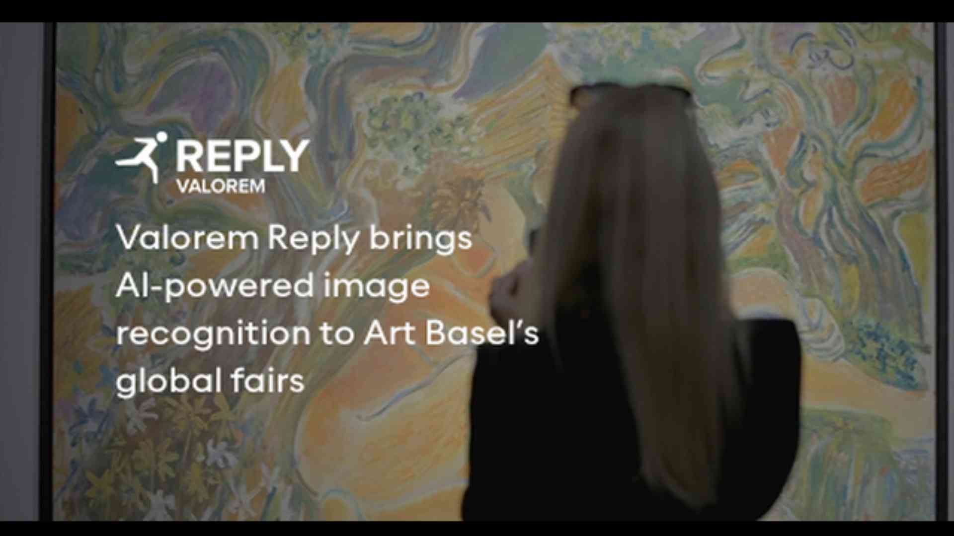 Valorem Reply porta il riconoscimento visivo basato su AI nelle fiere internazionali di Art Basel