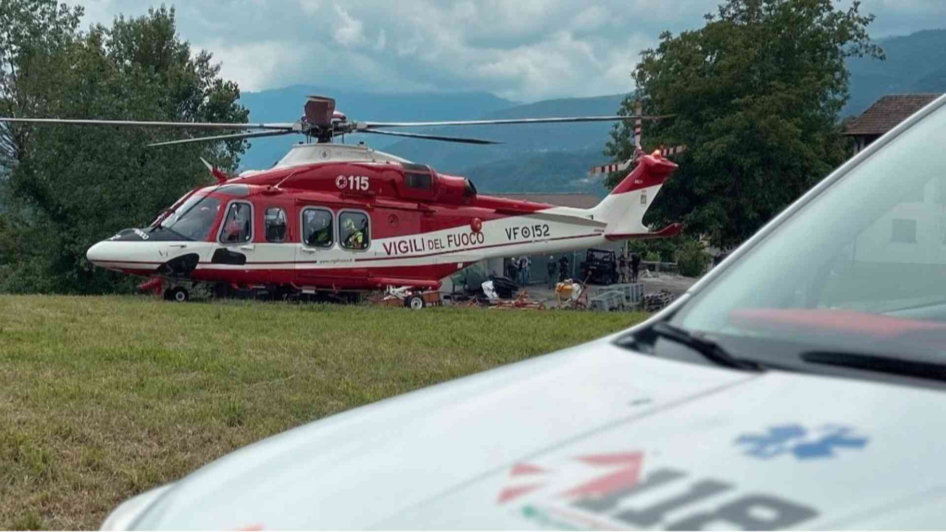 Anziana cade in casa a Ottone Soprano, arriva il Drago dei vigili del fuoco