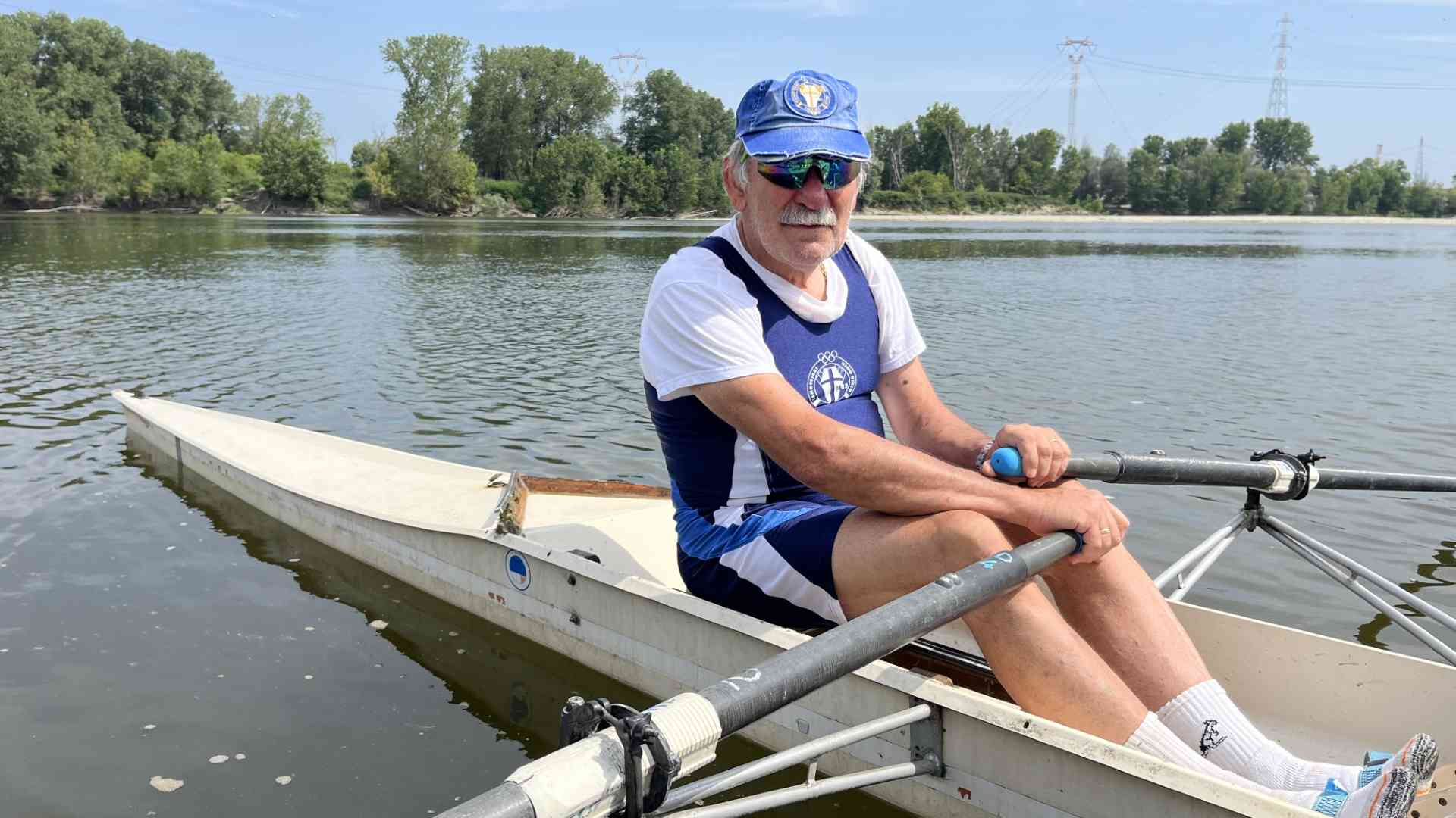Giovanni Beretta, 60 anni sul Po: la leggenda della Canottieri Nino Bixio