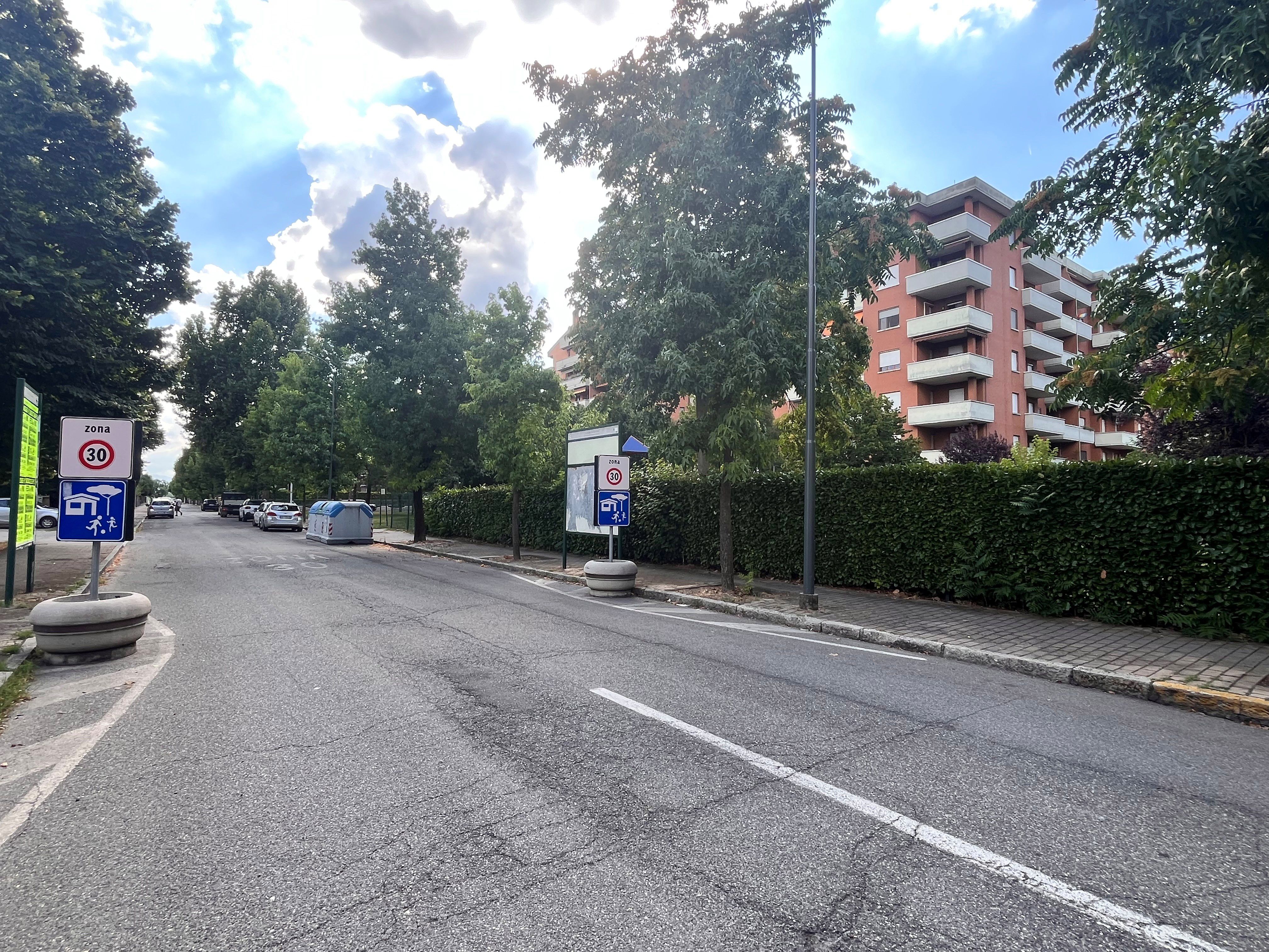Via Faggi, una delle vie prese di mira dai ladri di appartamento
