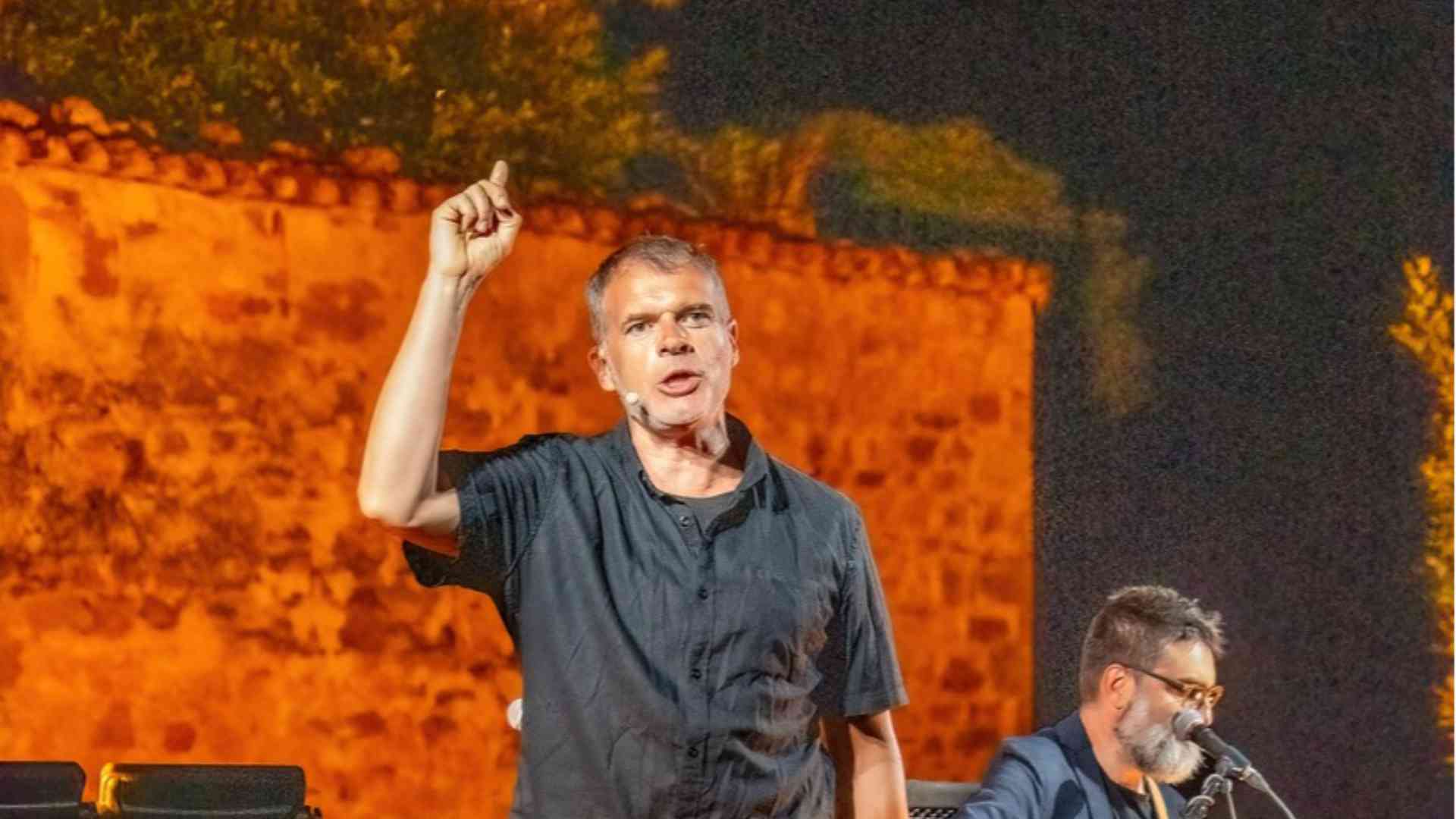 Con "Il corrotto" Stefano Massini scuote Vigoleno