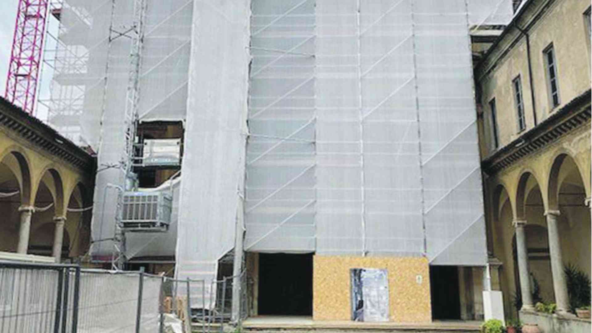 Lavori alla basilica, San Sisto chiude fino a fine anno
