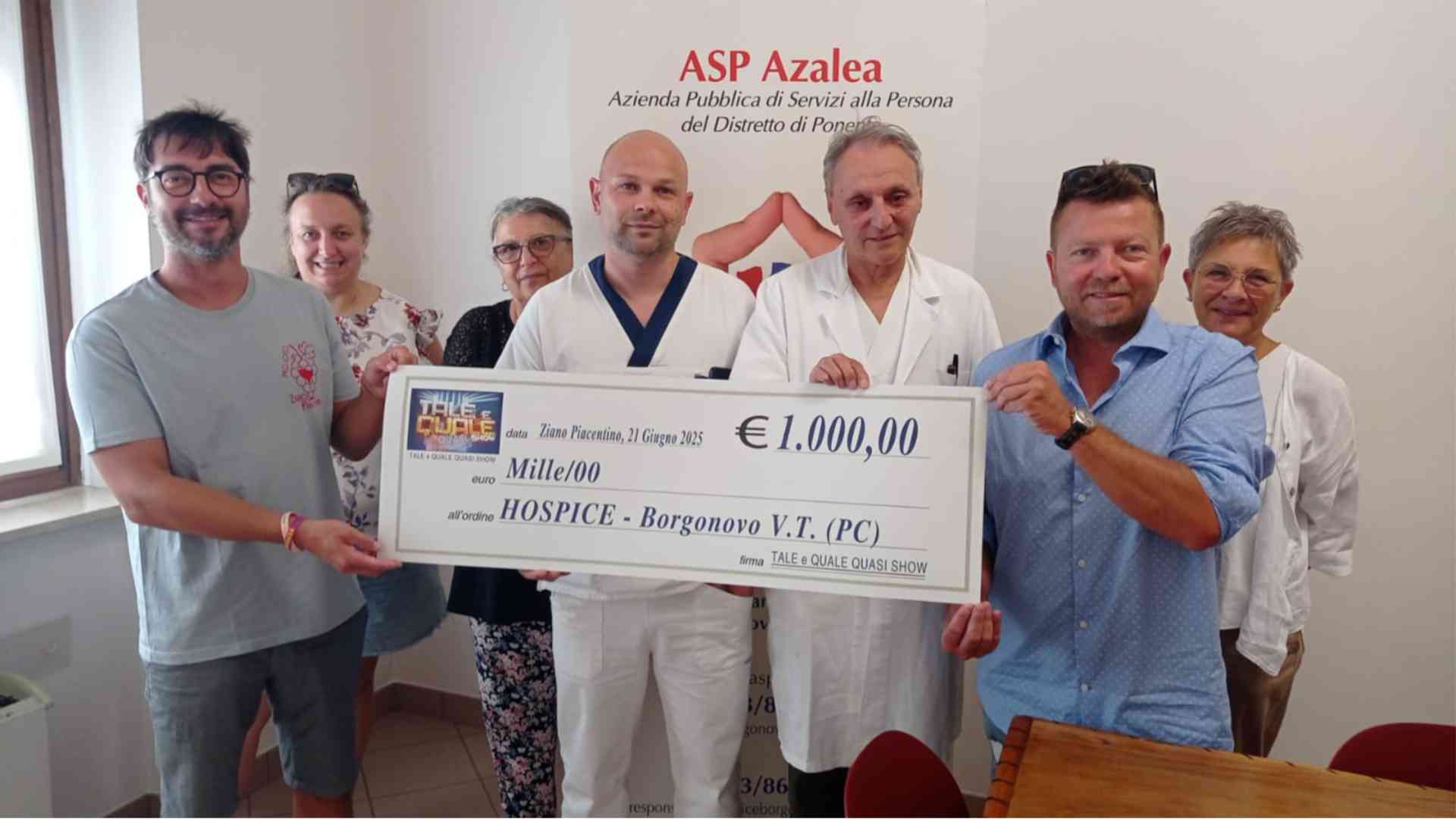 "Tale e quale quasi show", raccolti mille euro per l'hospice