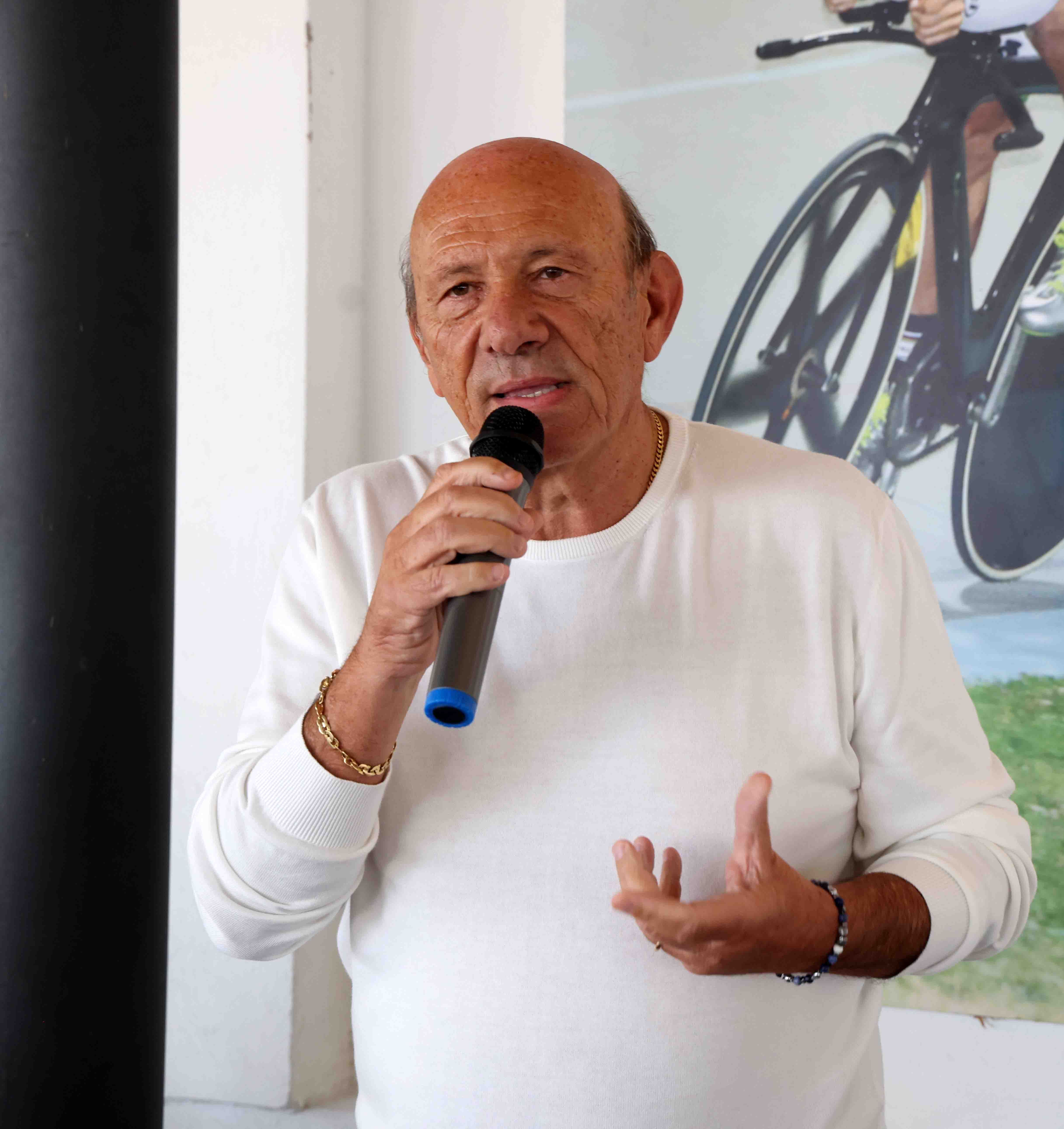 Il presidente del Fiorenzuola, Luigi Pinalli (foto Cavalli)