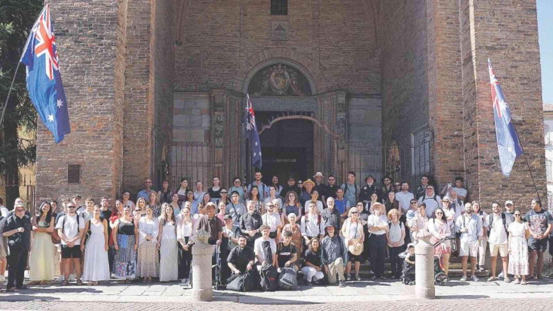 Dall’Australia tappa a Piacenza sul cammino per il Giubileo