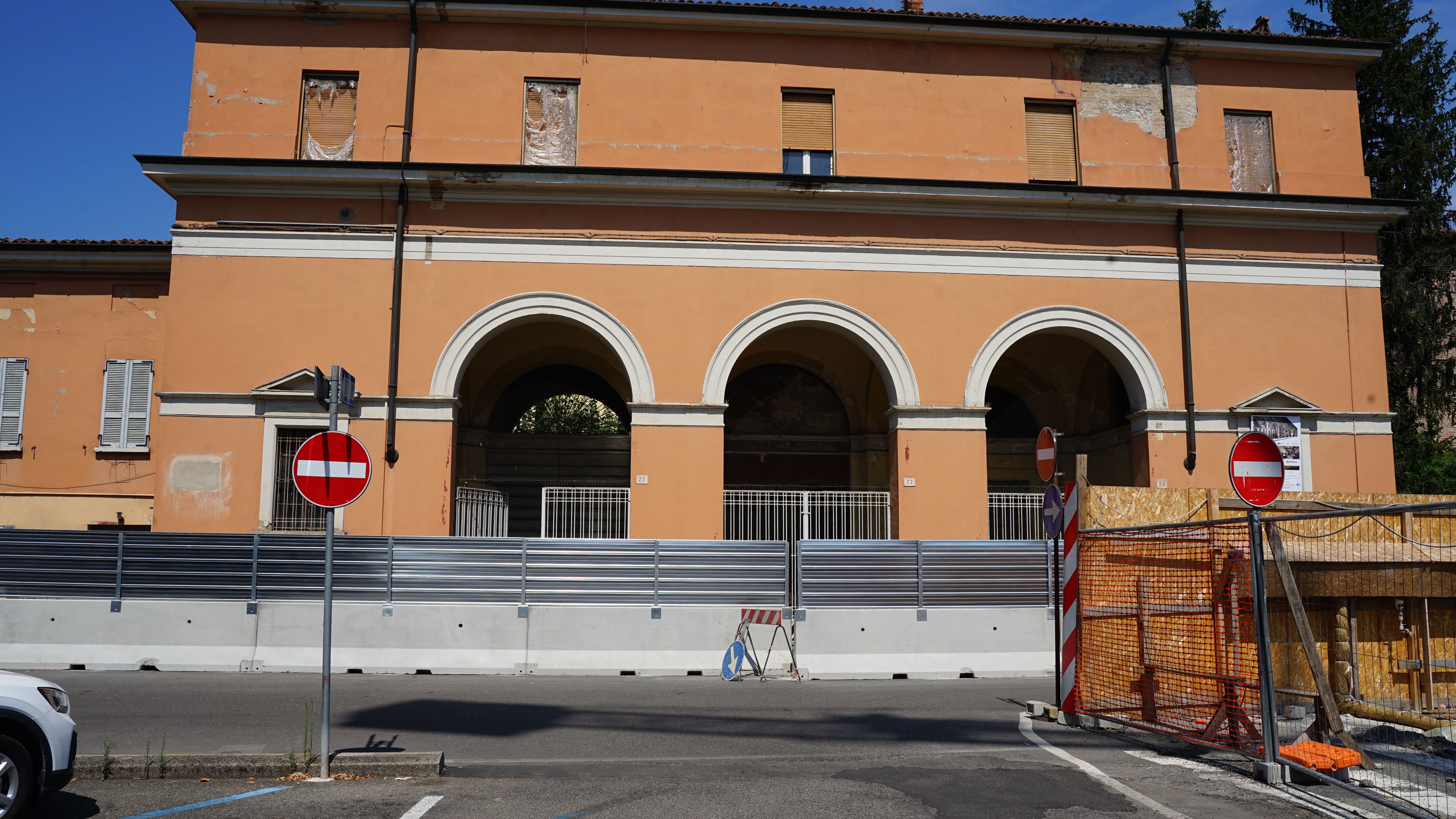 Il cantiere per il recupero delle ex Scuderie di Maria Luigia - © Libertà/Grisoli 