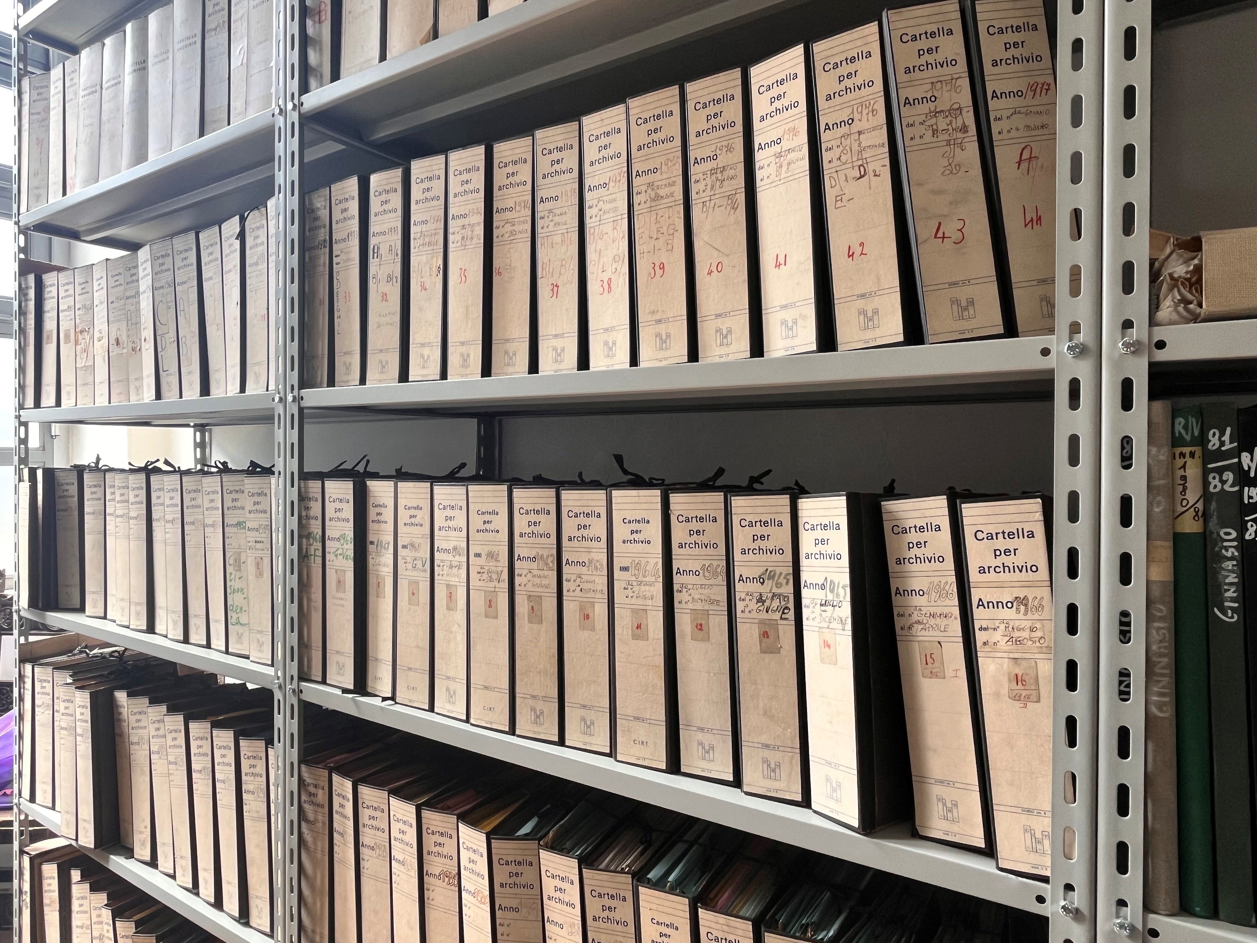 Archivio del liceo Gioia - FOTO FILIPPO LEZOLI