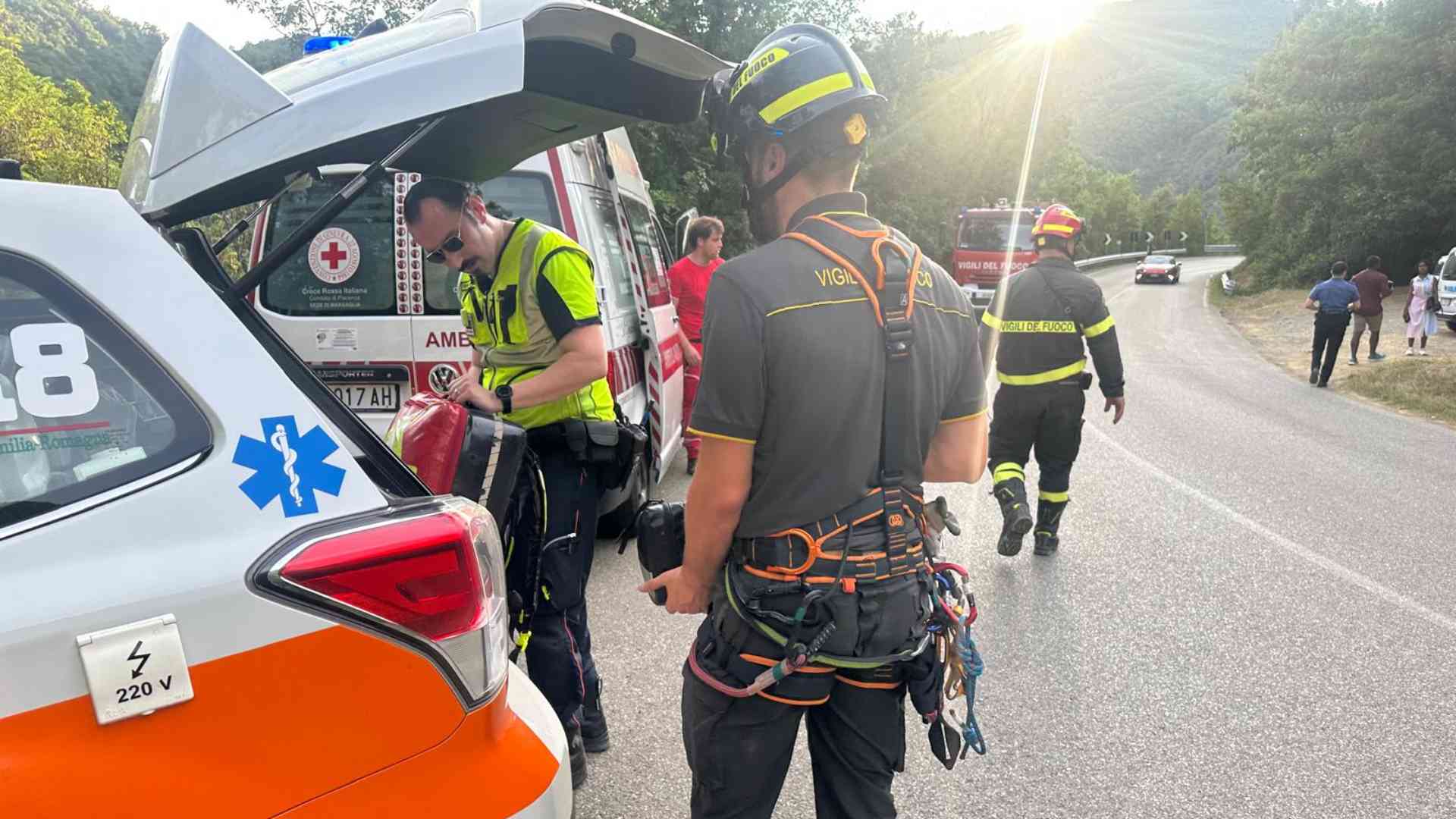 Rischia di annegare in Trebbia a Brugnello