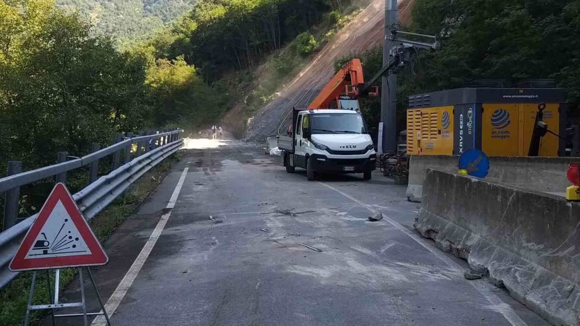 Provinciale di Val d'Aveto, riapertura al traffico