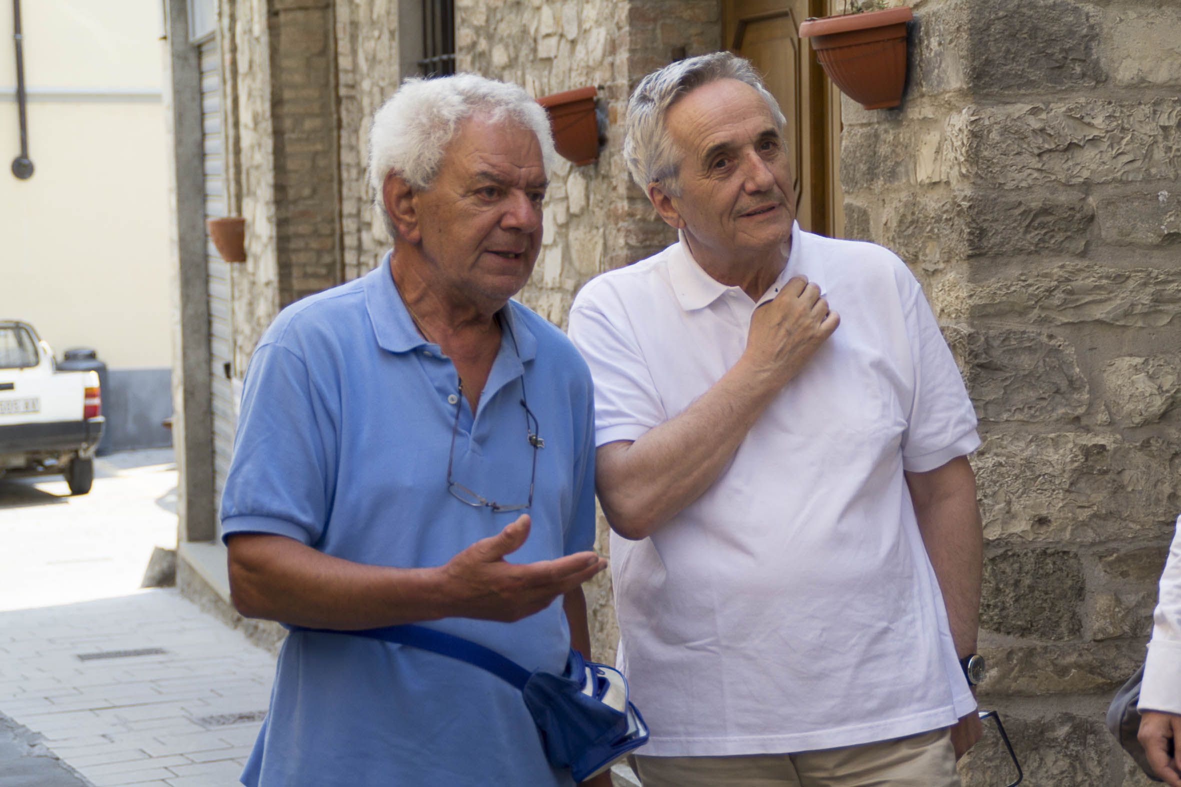 Gianni Schicchi con Marco Bellocchio per le vie di Bobbio