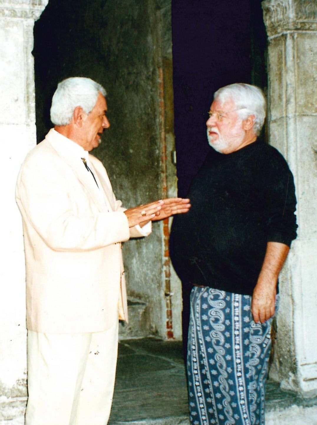 Gianni Schicchi con Paolo Villaggio a Cannes nel 2002 