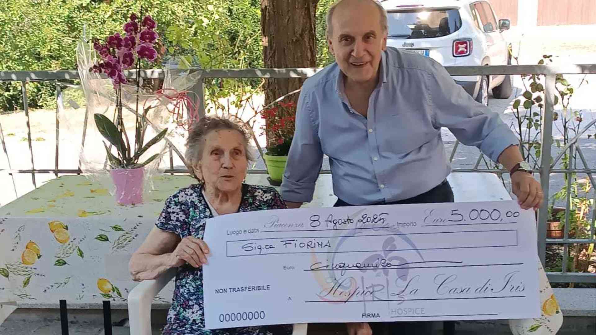 Fiorina, 100 anni a fare del bene: nuovo gesto di solidarietà