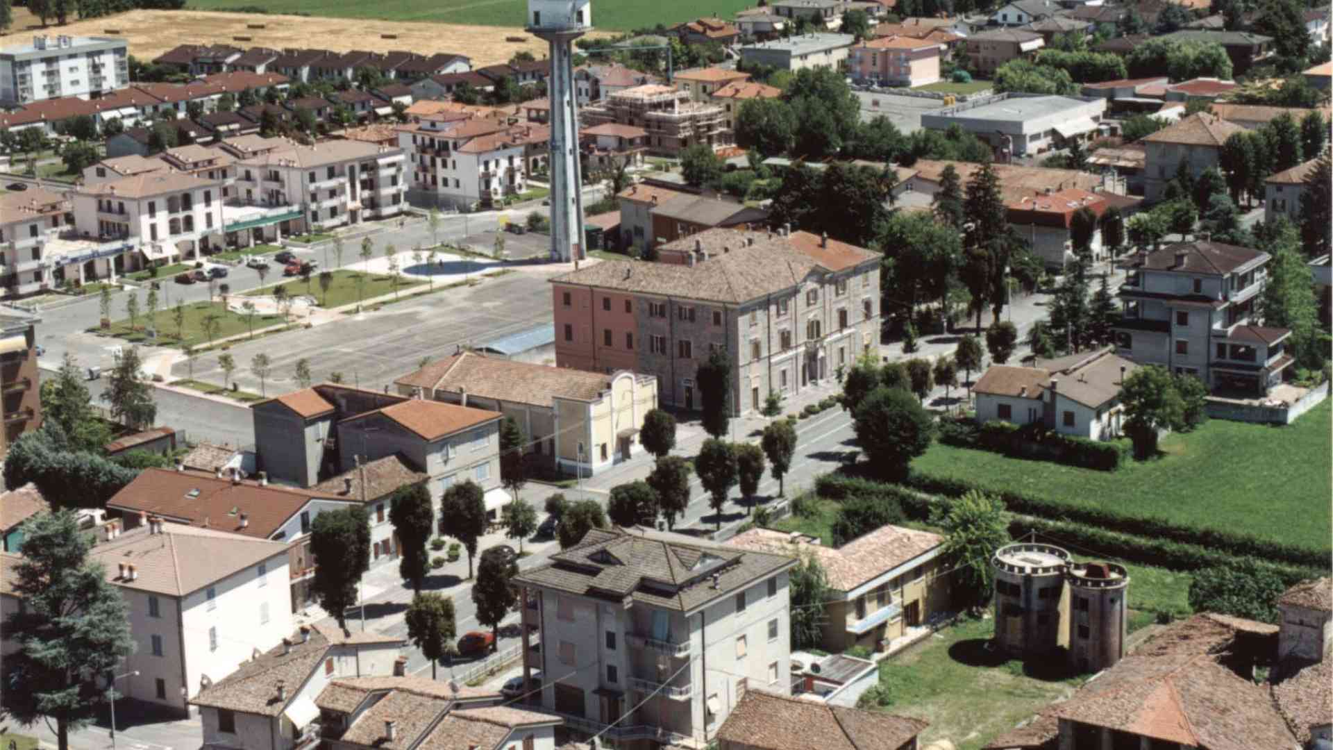 Foto aerea di Gragnano