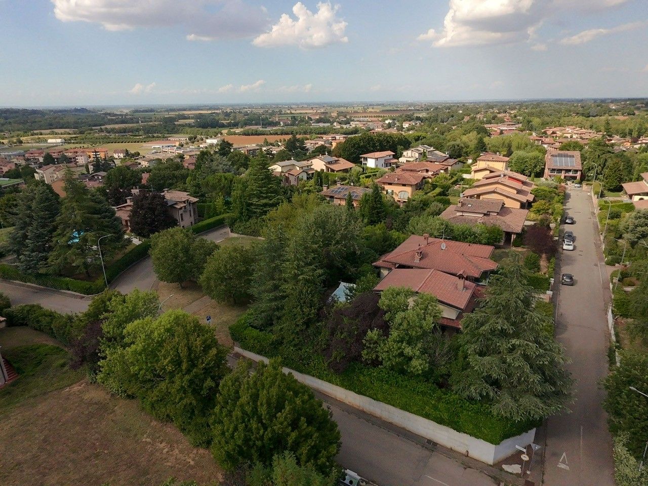 il quartiere della Castagna dall'alto