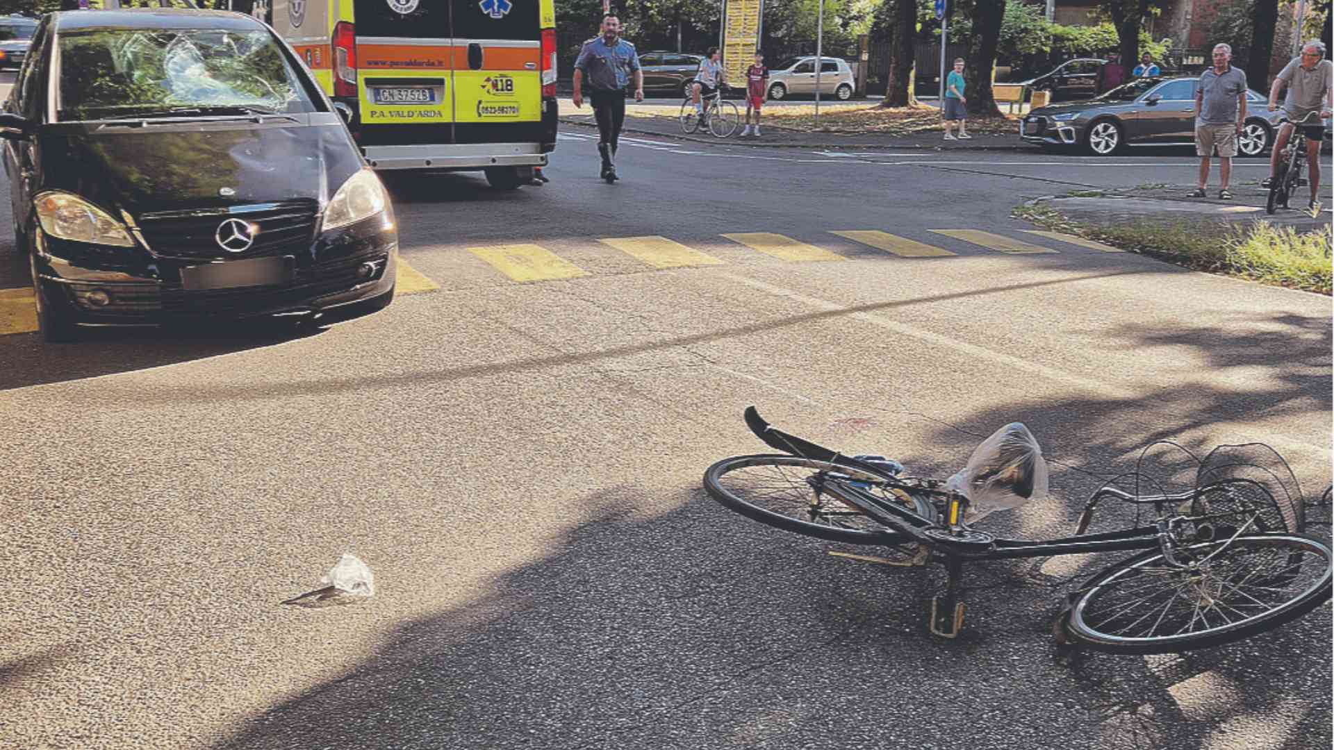 Incidente fiorenzuola via Illica