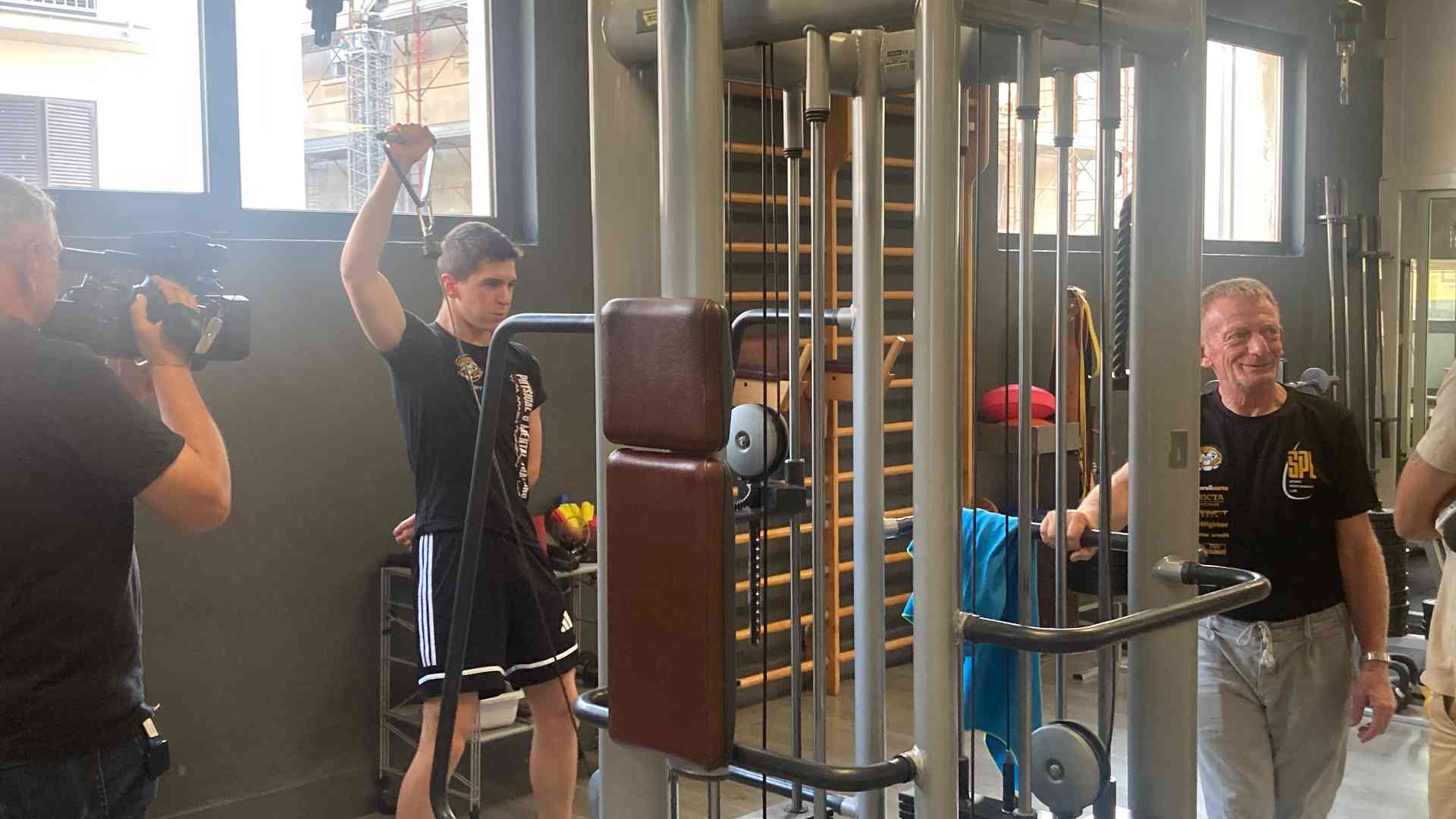 Fornaroli, Ferragosto in palestra: «Sul mio casco sempre lo stemma di Piacenza»
