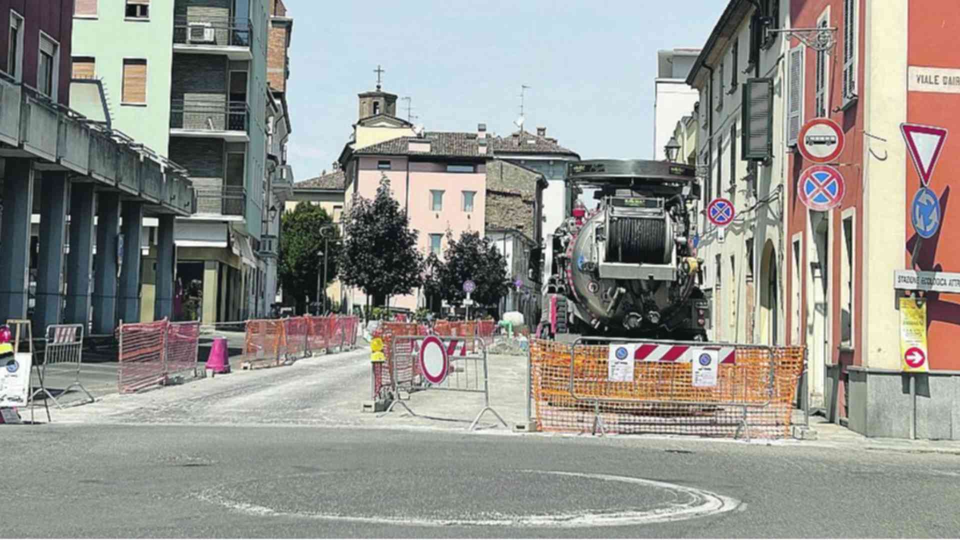 Fiorenzuola, cantieri a pieno ritmo per rinnovare le pavimentazioni