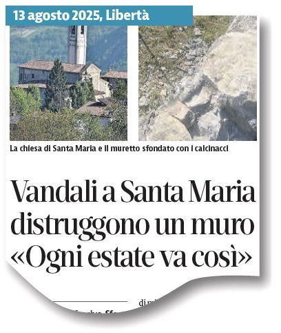 La notizia che era stata data da Libertà nei giorni scorsi
