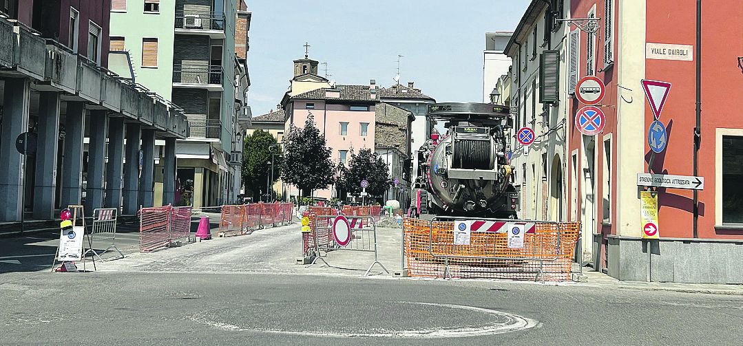 Corso Garibaldi a Fiorenzuola