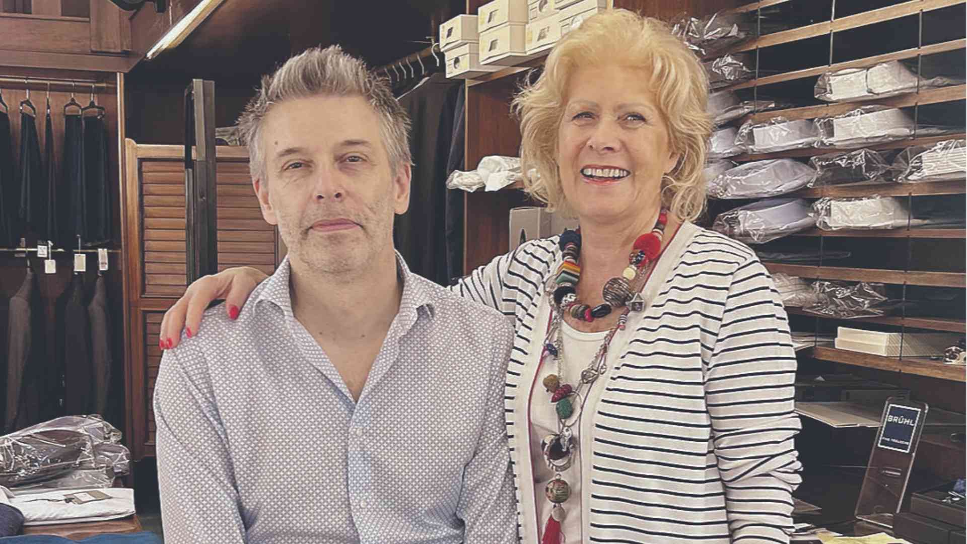 Emanuele Piccoli con la madre Sonia, i due volti di Piccoli Uomo e Piccoli Donna a Fiorenzuola