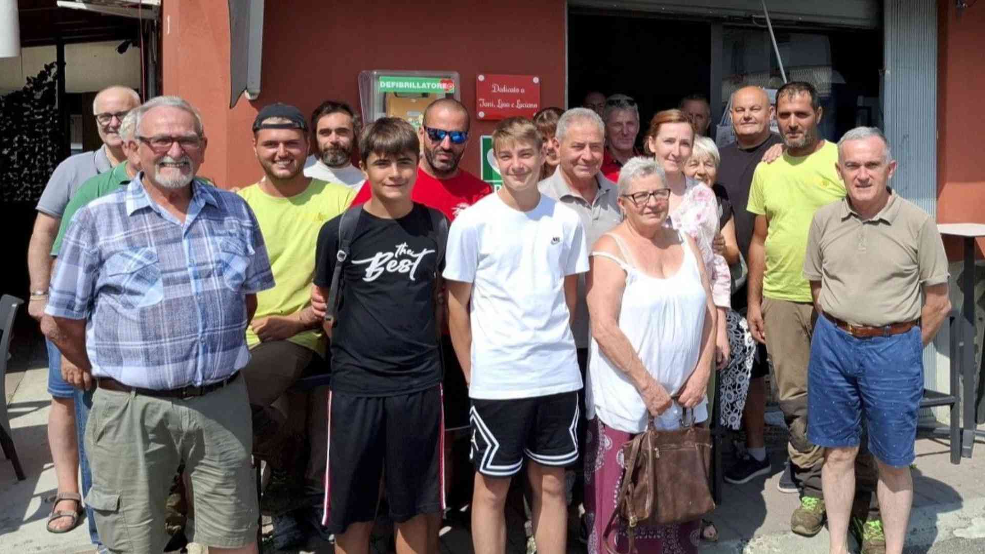 Castelnovo, defibrillatore dedicato alla memoria di Dritan