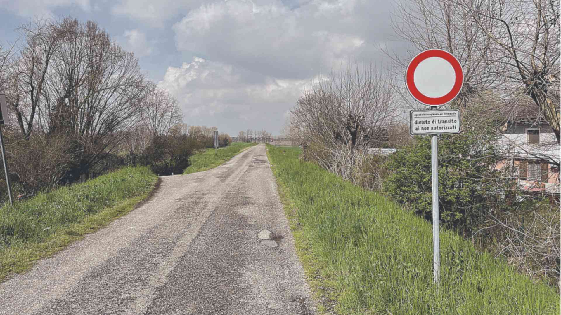 Argini del Po, il Comune: «A breve riapertura ai pedoni»