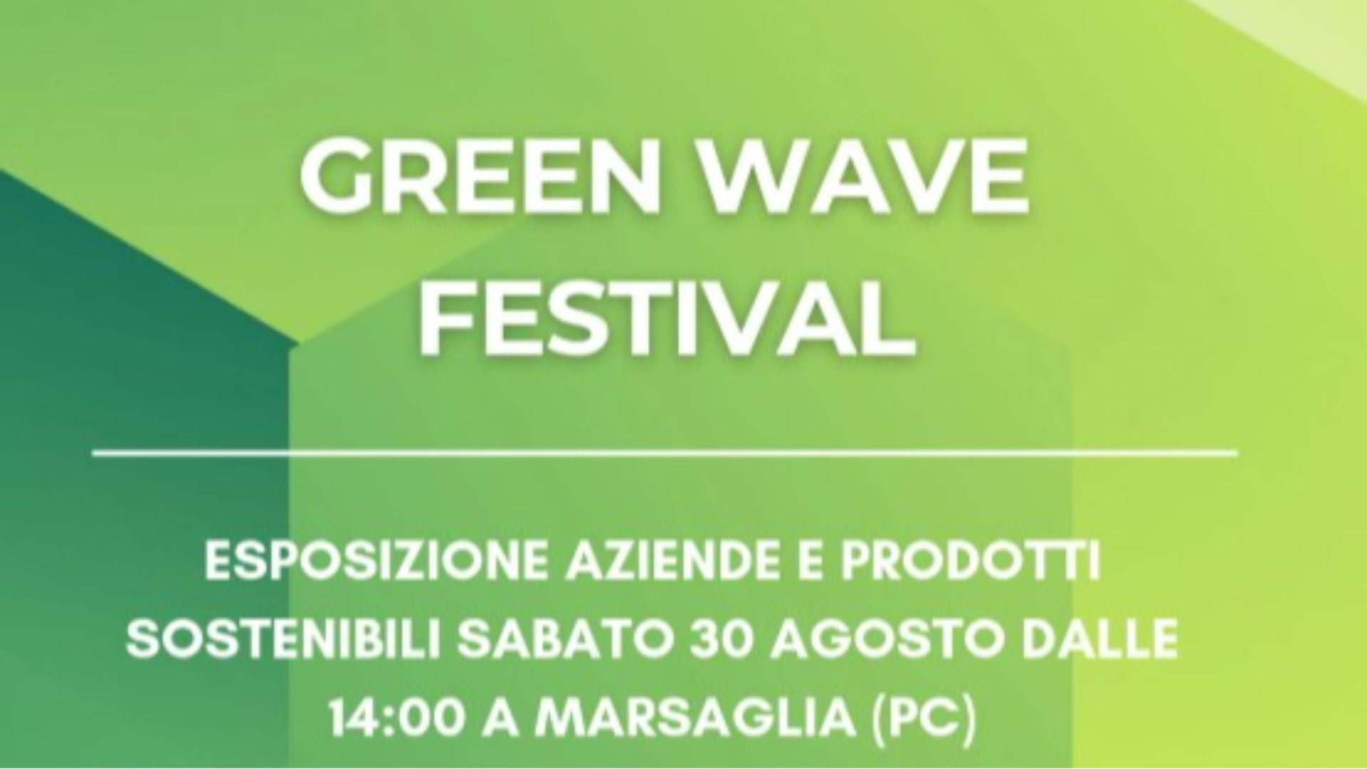 Green Wave: il festival della sostenibilità a Marsaglia