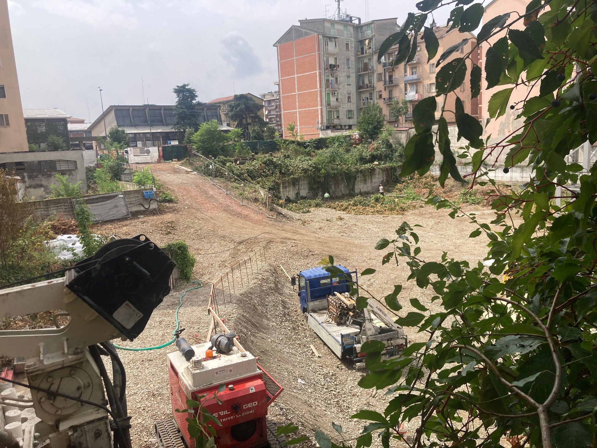 Viale Dante progetto edilizio cantiere palazzine