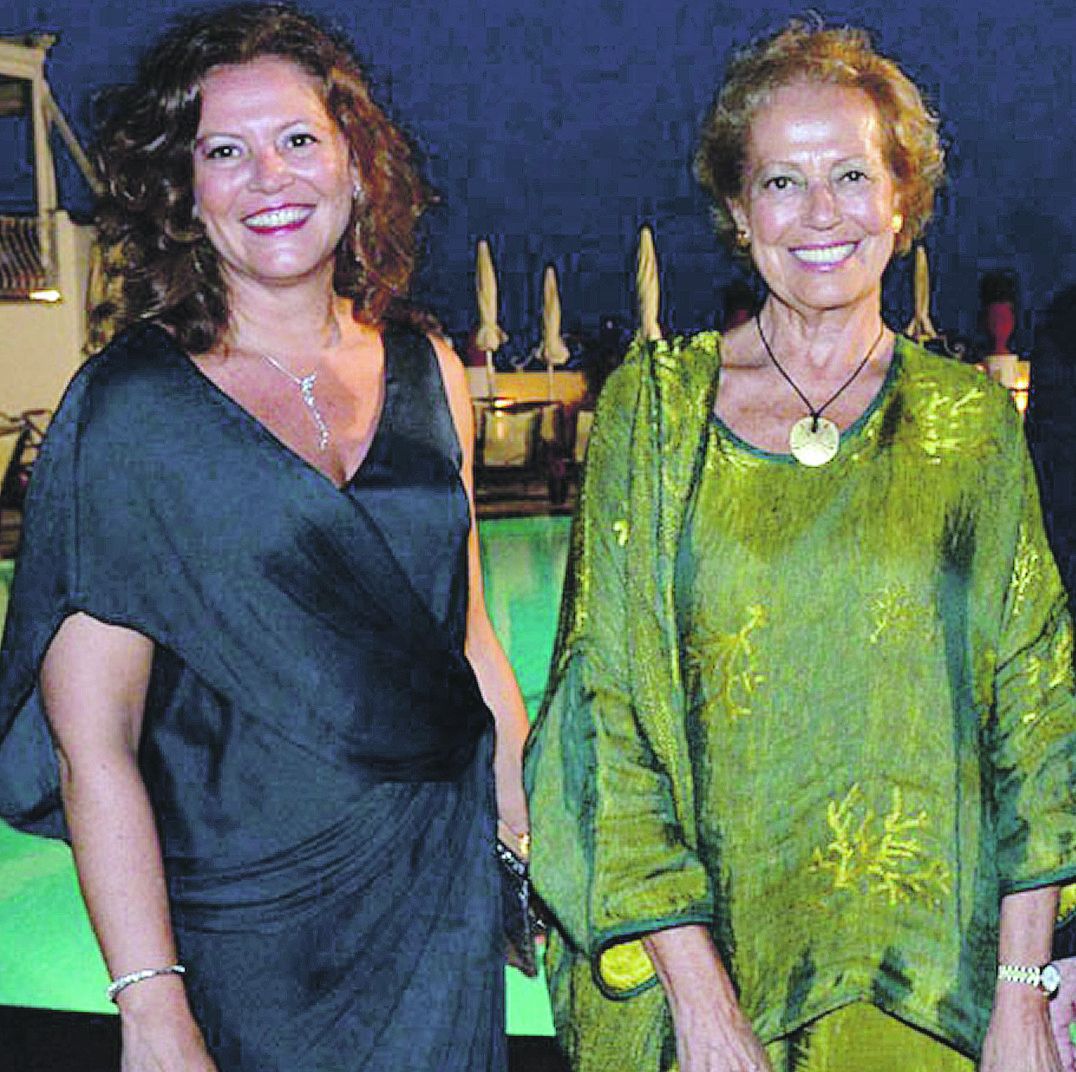 Enrica Prati e la mamma Donatella Ronconi al premio Biagio Agnes nel giugno 2013