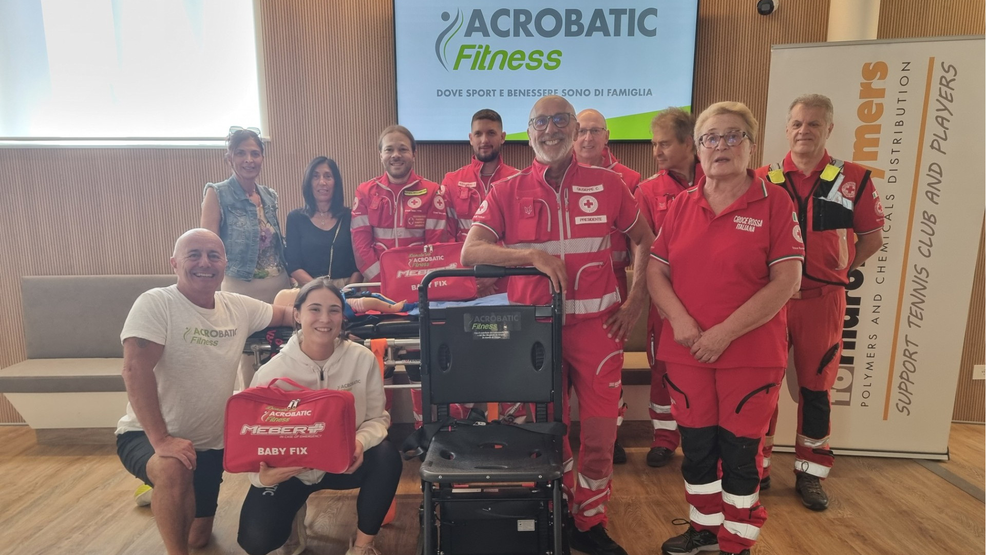 Sport e solidarietà, macchinari sanitari donati alla Croce rossa