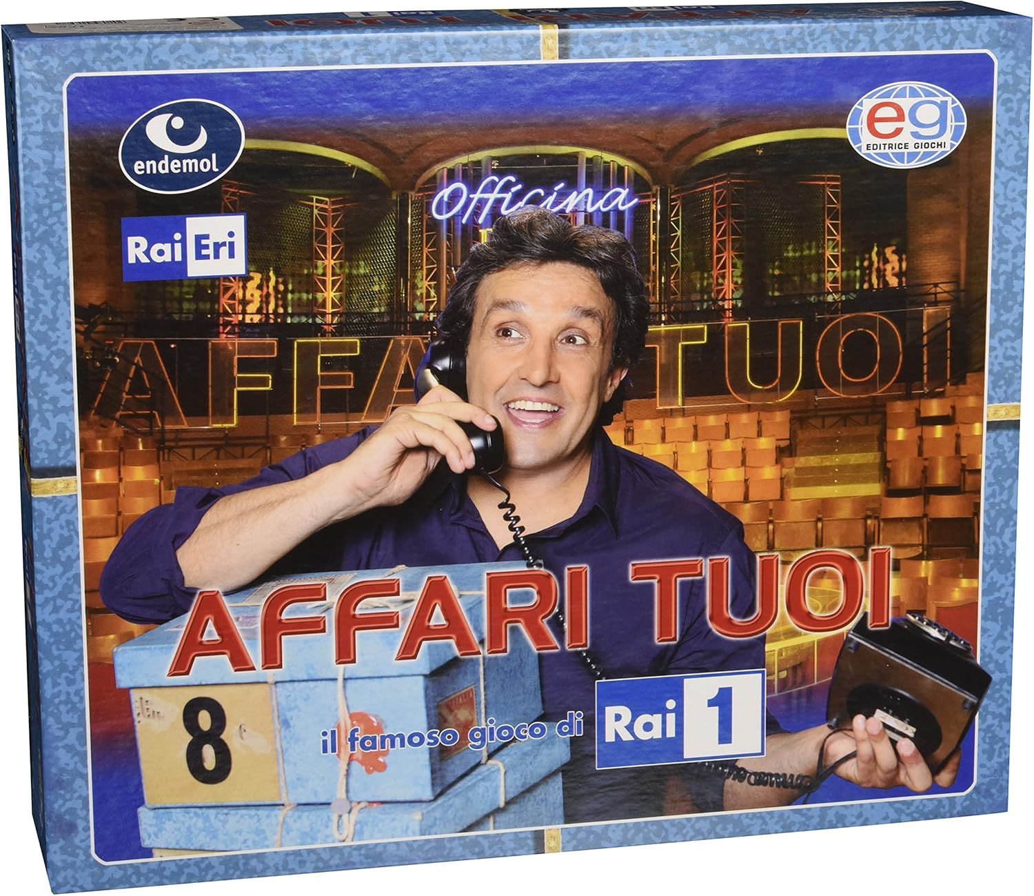Albertarelli ha creato molte versioni in scatola di famosi quiz televisivi, tra i quali Affari Tuoi 