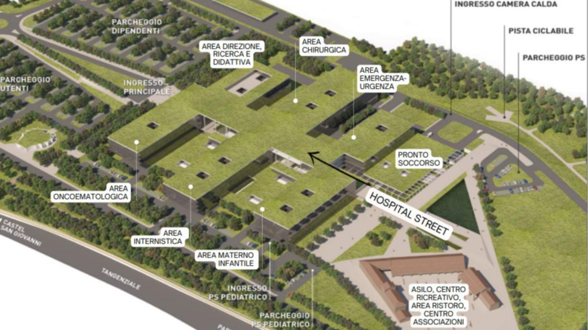 Nuovo ospedale, si disegnano le vie di accesso