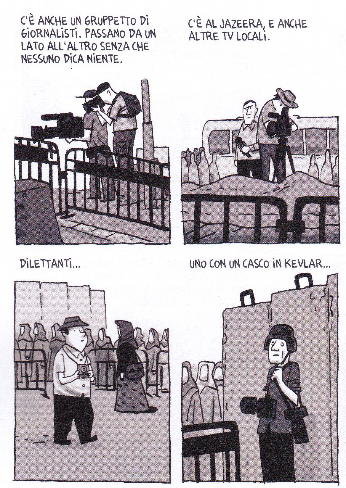 Le "Cronache di Gerusalemme" realizzate da Guy Delisle durante un anno trascorso sul territorio
